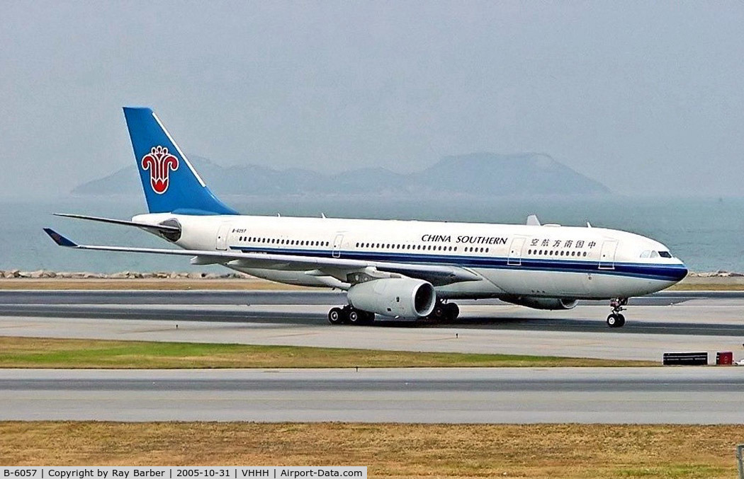 B-6057, 2005 Airbus A330-243 C/N 652, B-6057   Airbus A330-243 [652] (China Southern Airlines) Hong Kong Int'l~B 31/10/2005