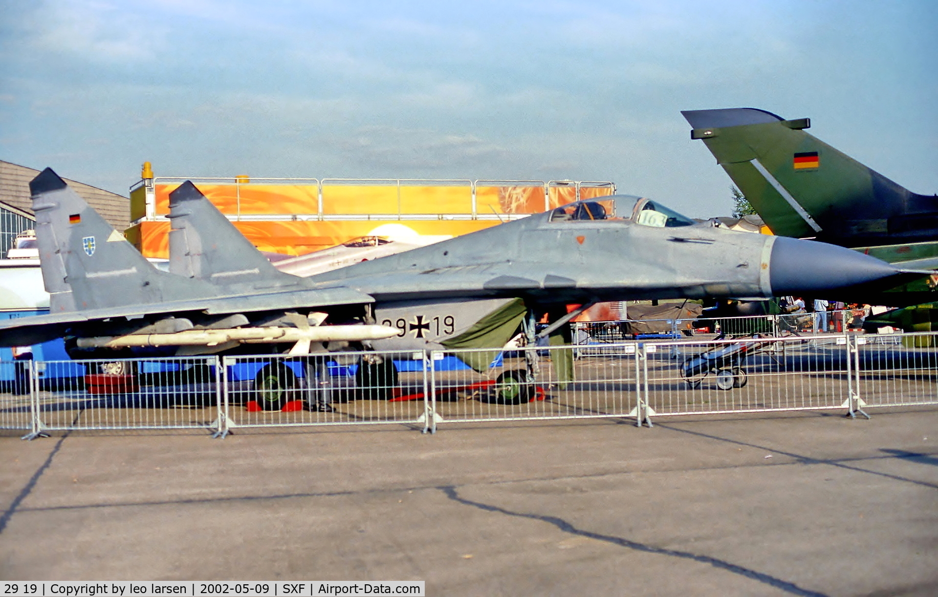 29 19, Mikoyan-Gurevich MiG-29G C/N 2960526414, Berlin ILA 9.5.2002