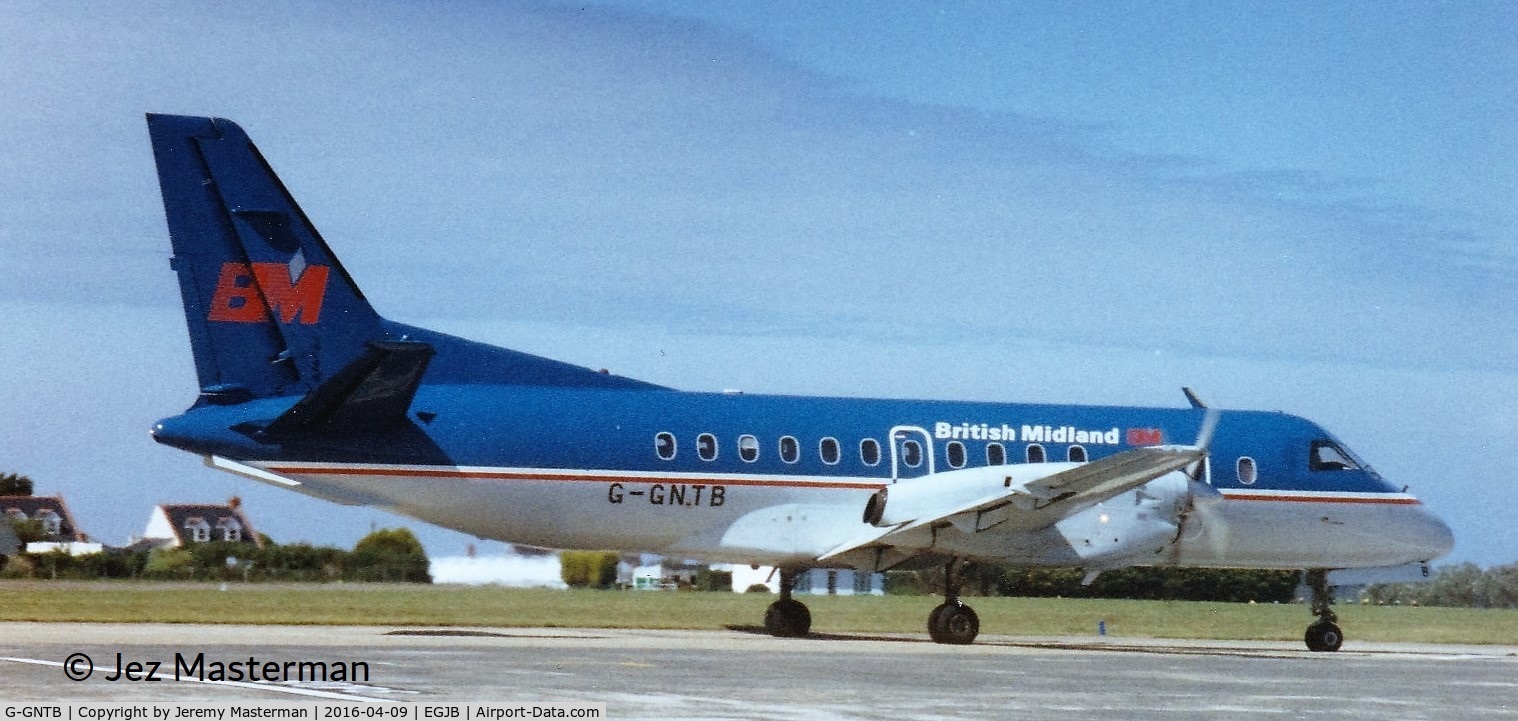 G-GNTB, 1987 Saab SF340A C/N 340A-082, BMA Commuter