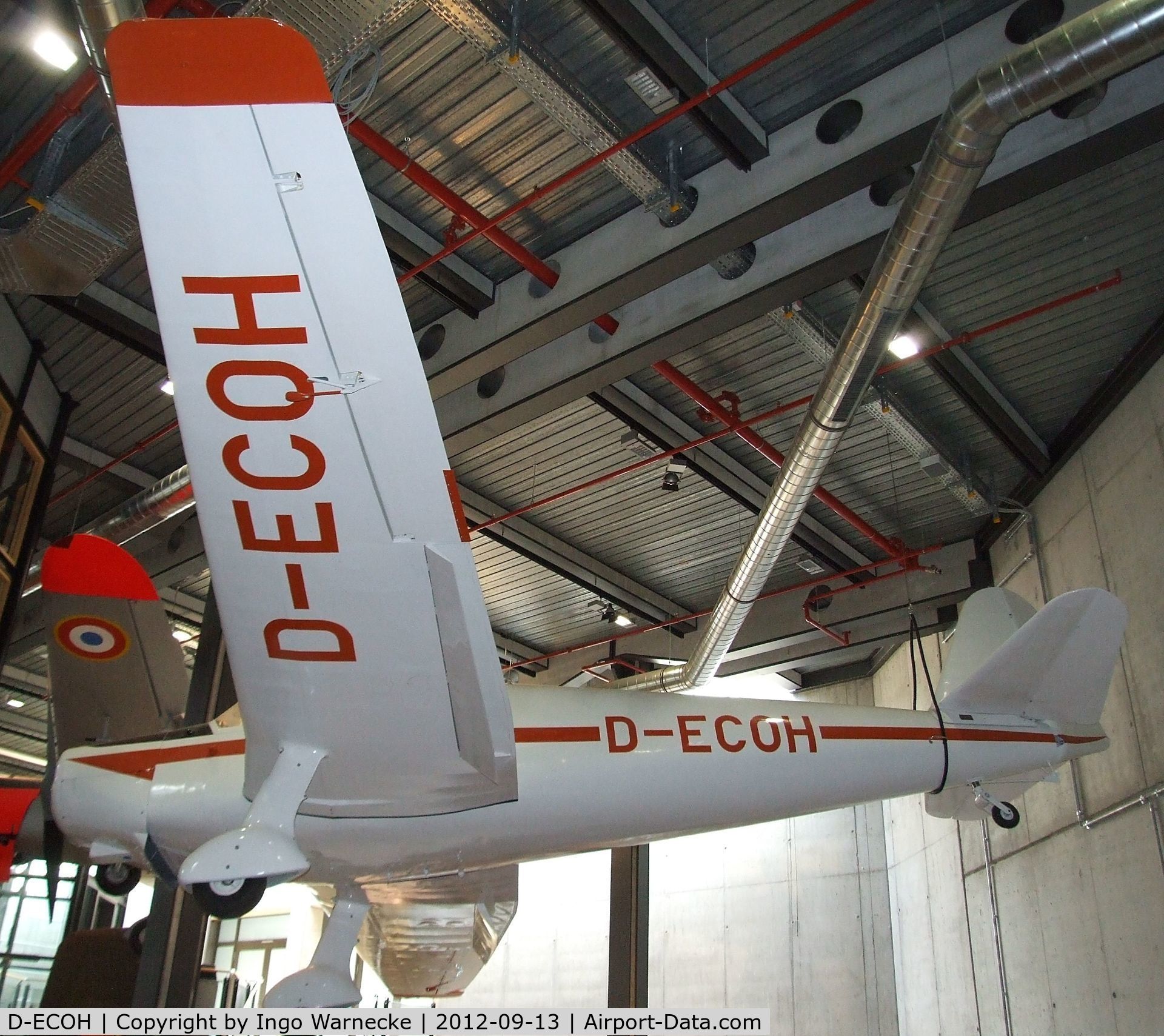 D-ECOH, 1959 Klemm Kl-107C C/N 129, Klemm Kl 107C at the DTM (Deutsches Technikmuseum), Berlin