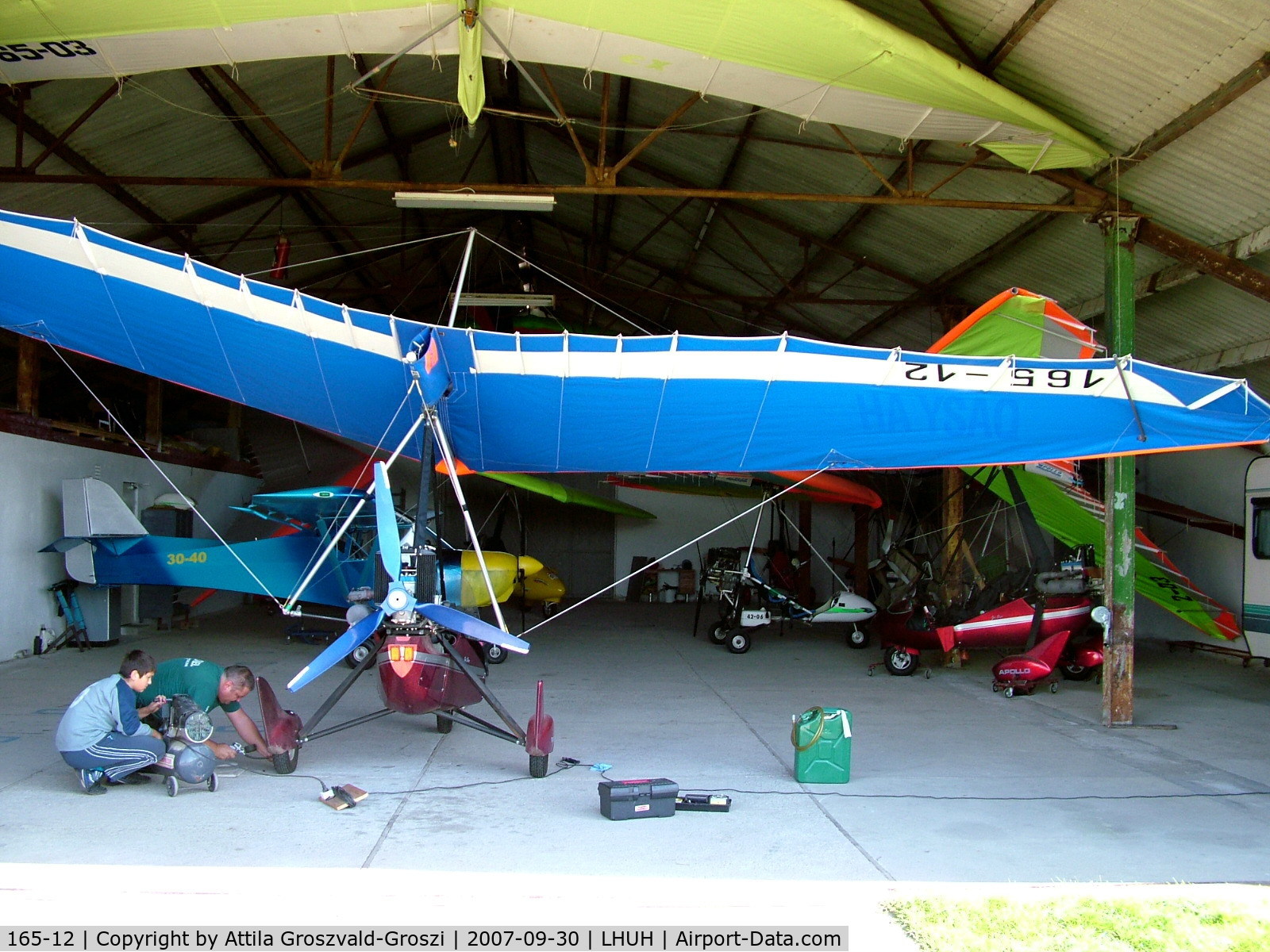 165-12, 1992 Halley Apollo CX Racer GT C/N MZ 39/92, LHUH - Úrhida Airport, Hungary