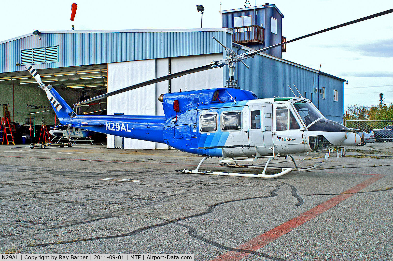 N29AL, 1973 Bell 212 C/N 30569, N29AL   Bell 212 [30569] (Bristow Alaska) Fairbanks-Metro Field~C 01/09/2011