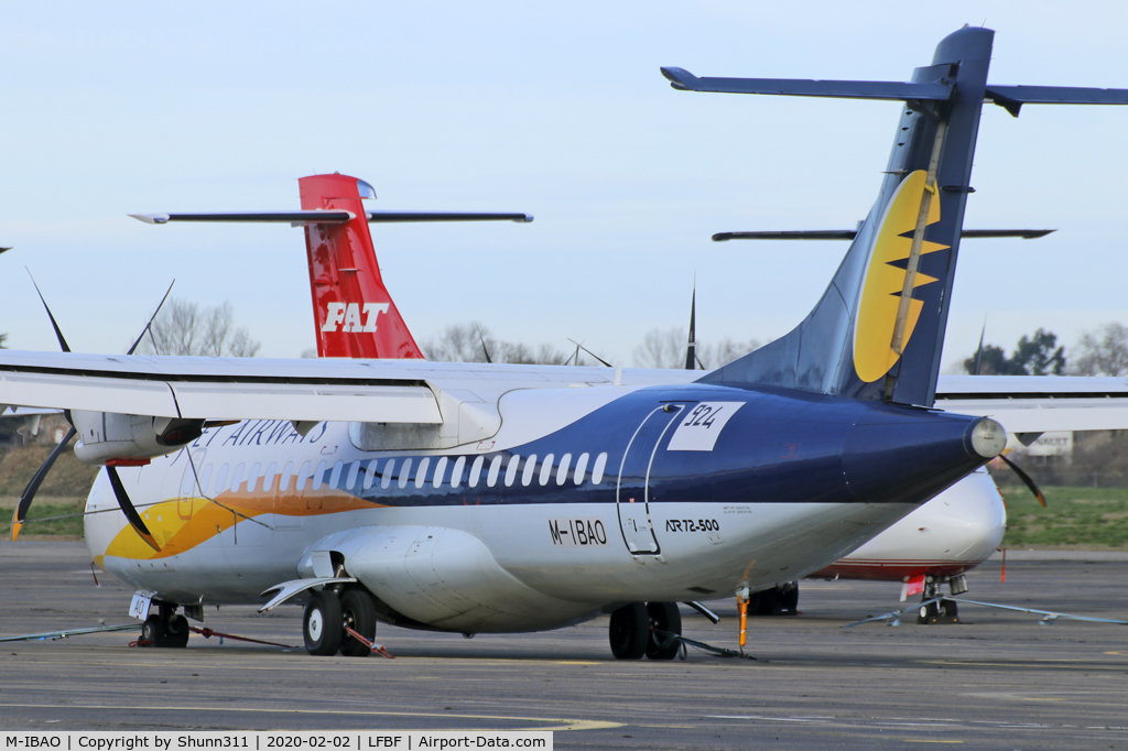 M-IBAO, 2010 ATR 72-212A C/N 924, Stored at Toulouse-Francazal... Returned to lessor and waiting a new owner...