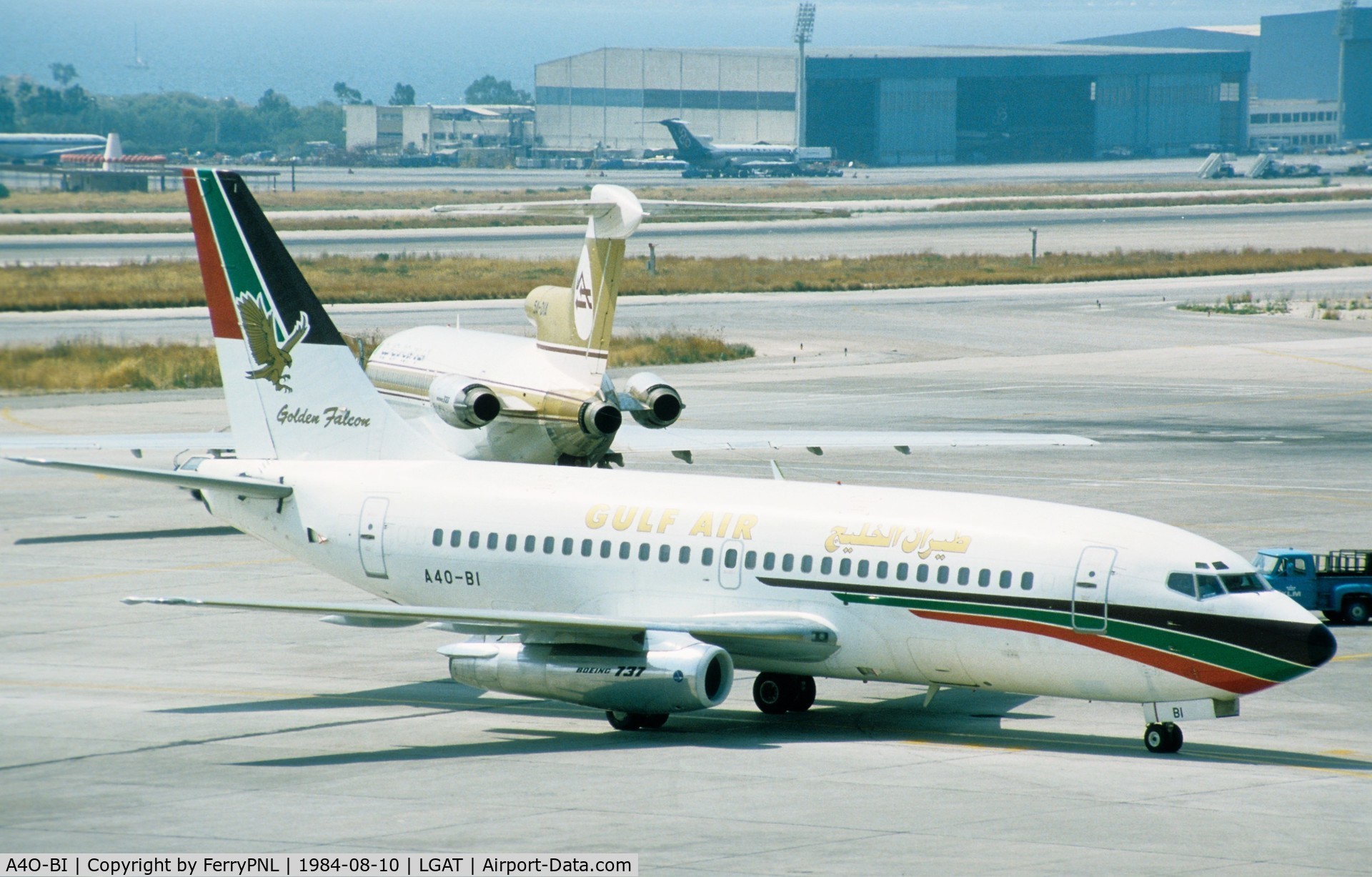 A4O-BI, 1978 Boeing 737-2P6 C/N 21677, Gulf Air B732 entering the terminal area