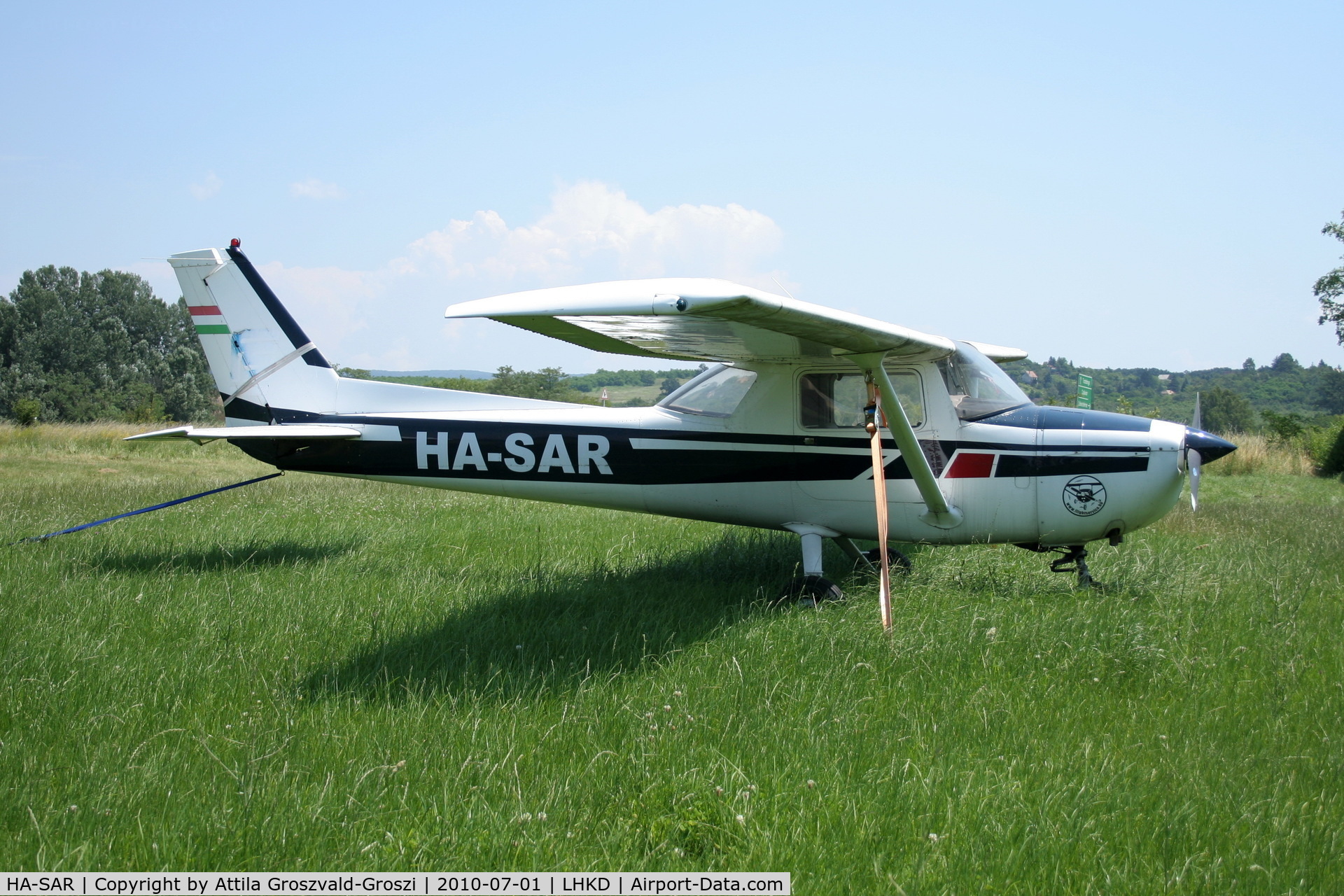 HA-SAR, 1974 Reims F150L C/N 1064, LHKD - Kecskéd Airport, Hungary