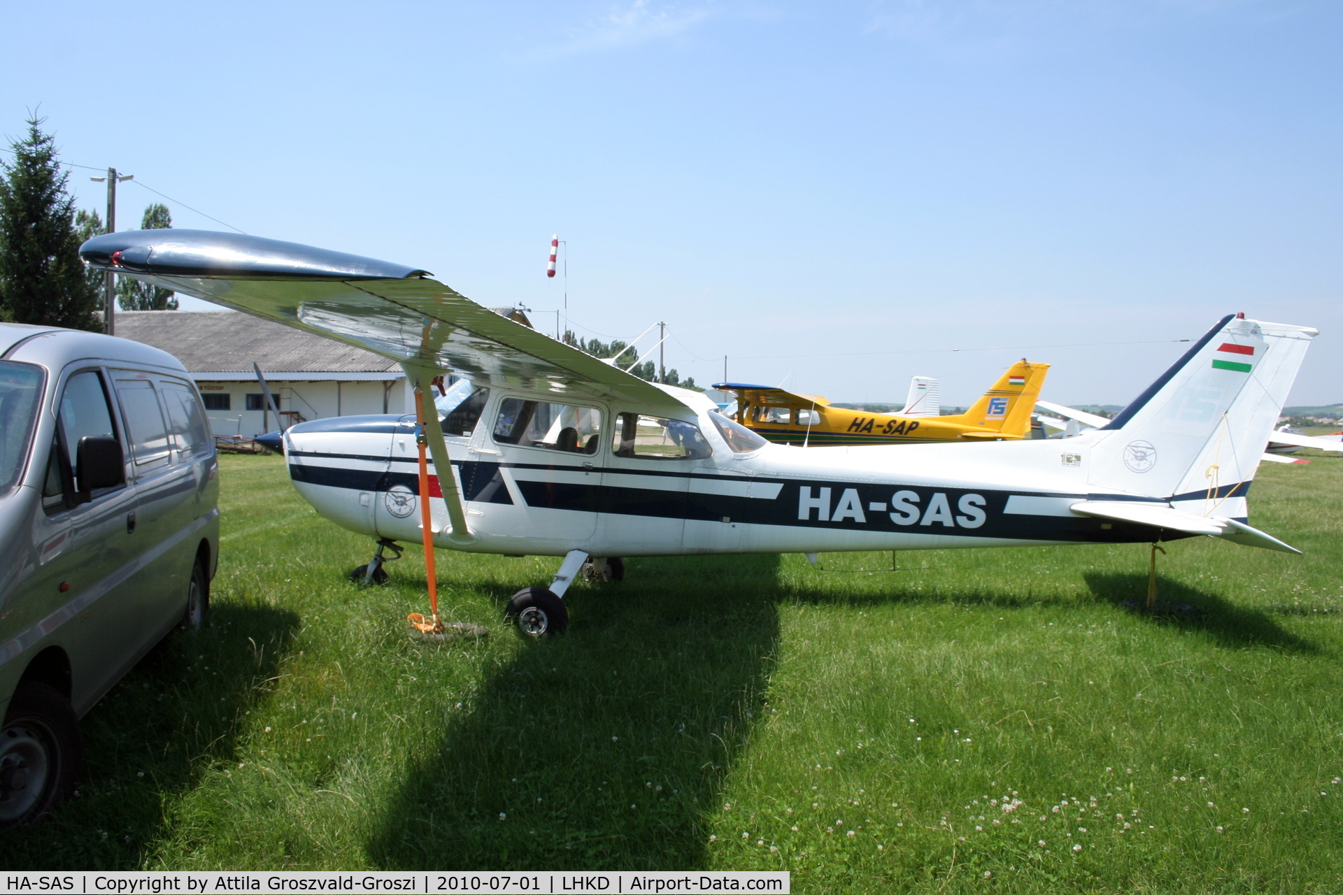 HA-SAS, 1978 Cessna 172N C/N 17270622, LHKD - Kecskéd Airport, Hungary