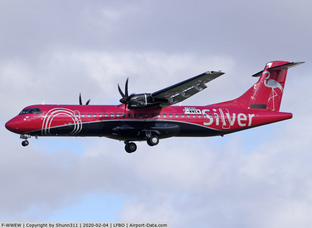 F-WWEW, 2020 ATR 72-600 C/N 1565, C/n 1565 - To be N704SV but ntu...