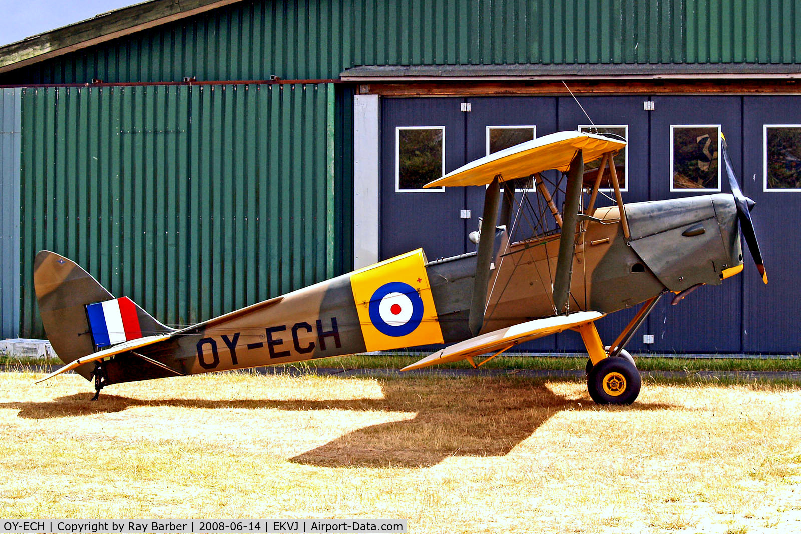 OY-ECH, De Havilland DH-82A Tiger Moth II C/N 85234, OY-ECH   De Havilland DH.82A Tiger Moth [85234] Stauning~OY 14/06/2008