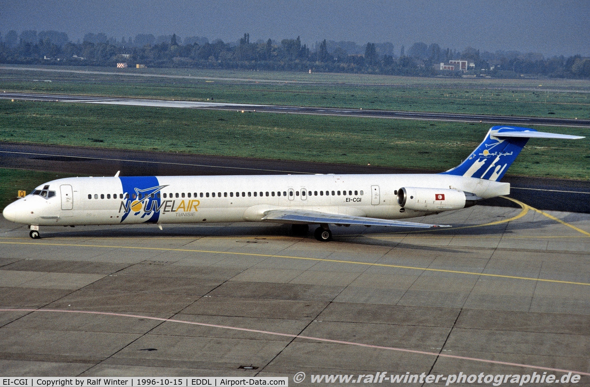 EI-CGI, 1988 McDonnell Douglas MD-83 (DC-9-83) C/N 49624, McDonnell Douglas MD-83 DC-9-83 - BJ LBT Nouvelair - 49624 - EI-CGI - 15.10.1996 - DUS