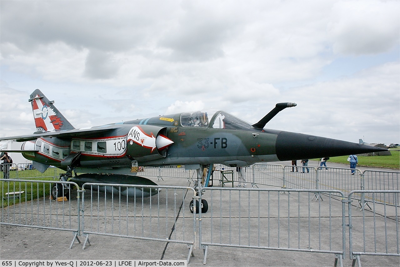 655, Dassault Mirage F.1CR C/N 655, Dassault Mirage F1CR (33-FB), Static display, Evreux-Fauville Air Base 105 (LFOE) open day 2012