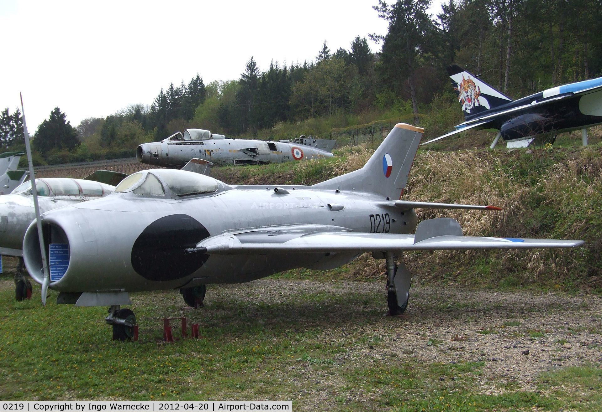 0219, Aero S-105 (MiG-19S) C/N 050219, Aero S-105 (MiG-19S) FARMER-C at the Musee de l'Aviation du Chateau, Savigny-les-Beaune