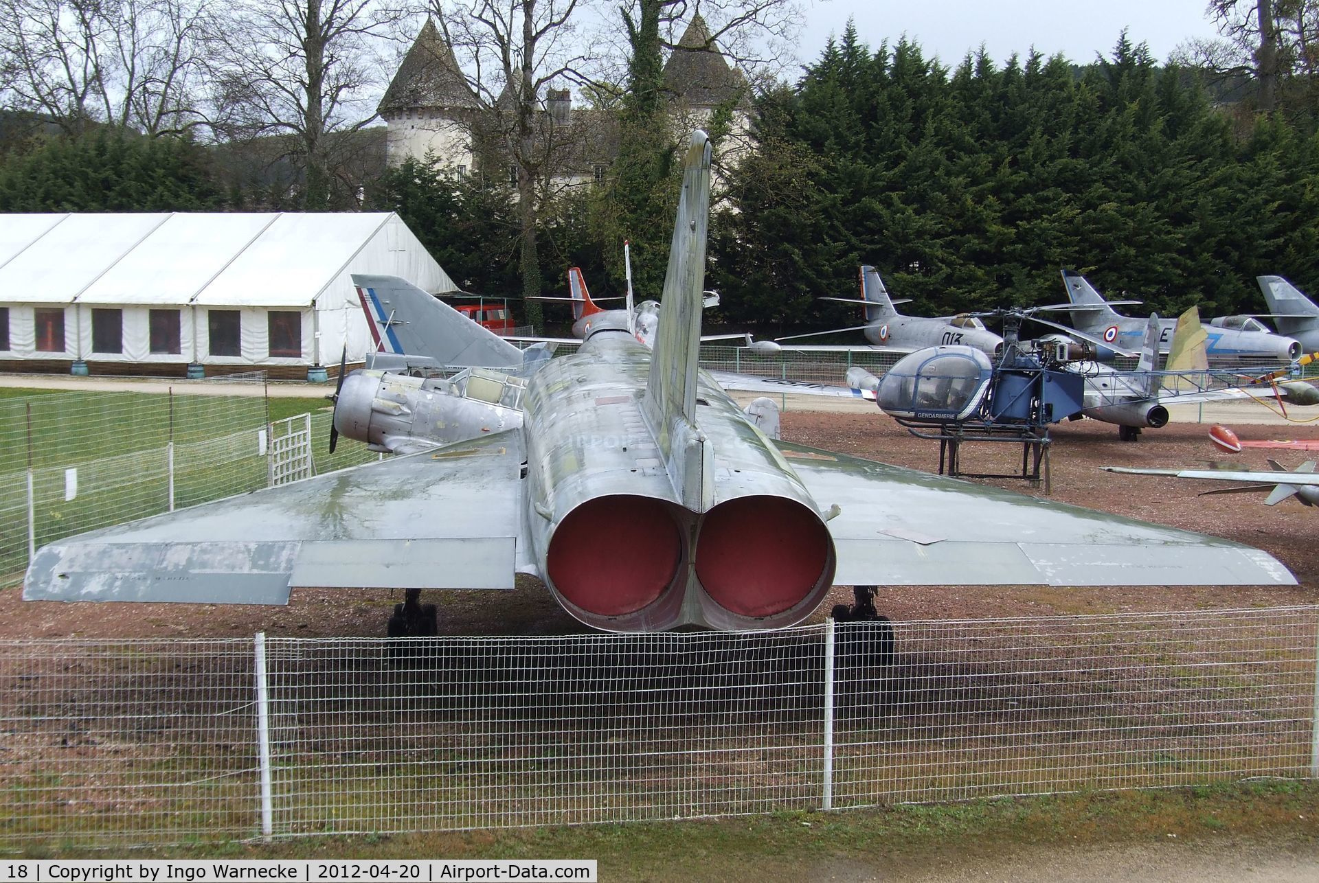 18, Dassault Mirage IVA C/N 18, Dassault Mirage IV A at the Musee de l'Aviation du Chateau, Savigny-les-Beaune
