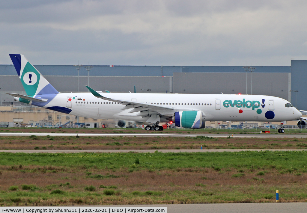 F-WWAW, 2019 Airbus A350-941 C/N 400, C/n 0400 - To be EC-NGY