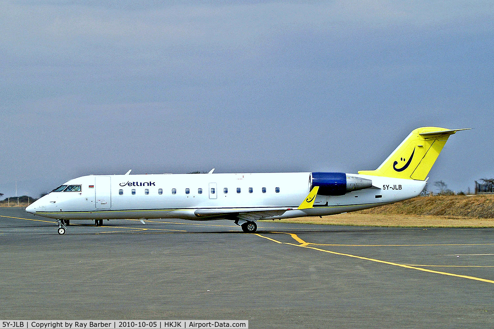 5Y-JLB, 1992 Canadair CRJ-200LR (CL-600-2B19) C/N 7006, 5Y-JLB   Canadair Regional Jet 100LR [7006] (JetLink Express) Nairobi-Jomo Kenyatta Int'l~5Y 06/10/2010
