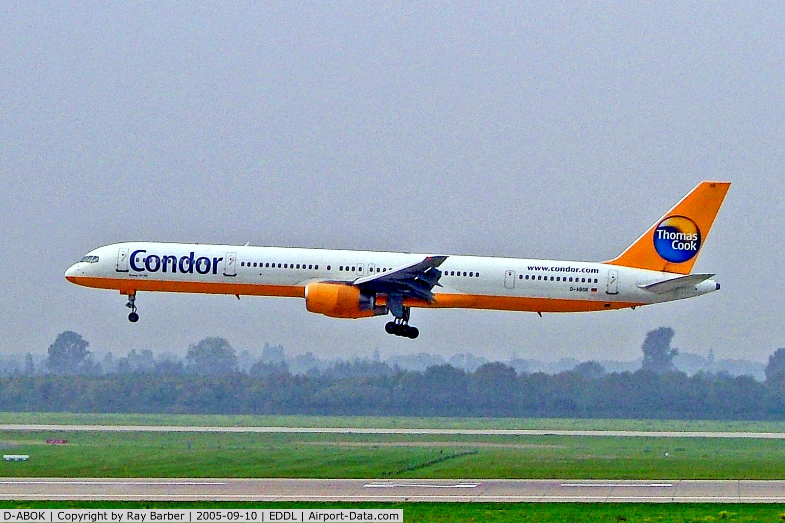 D-ABOK, 2000 Boeing 757-330 C/N 29020, D-ABOK   Boeing 757-330 [29020] (Condor) Dusseldorf Int'l~D 10/09/2005
