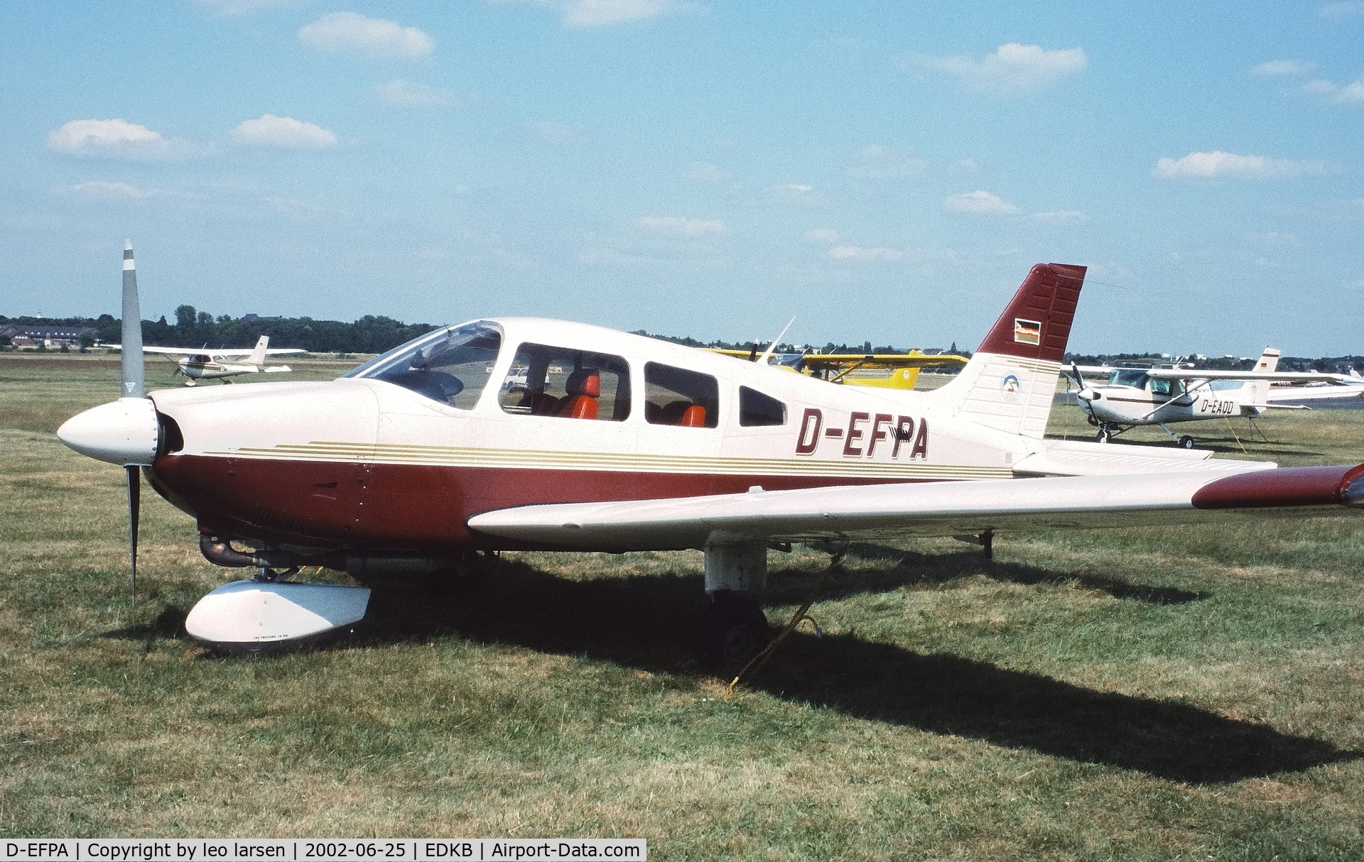D-EFPA, 1978 Piper PA-28-181 C/N 28-90077, Bonn/Hangelar 25.6.2002