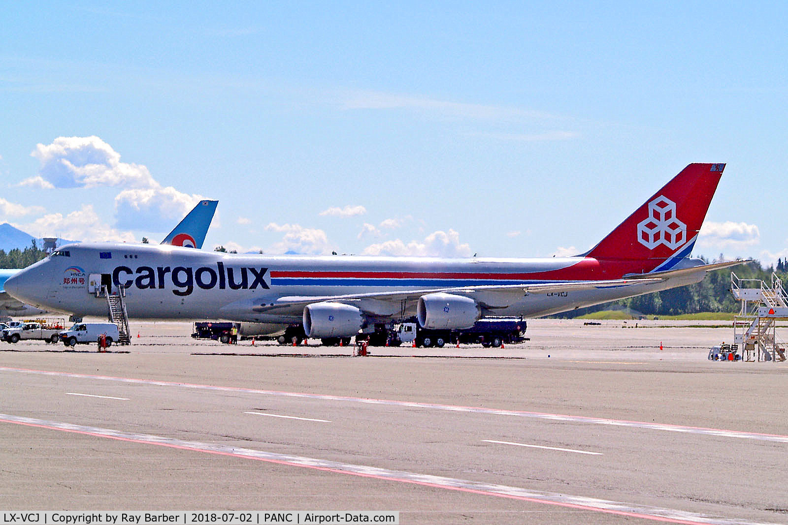 LX-VCJ, 2014 Boeing 747-8R7F C/N 38077, LX-VCJ   Boeing 747-8R7F [38077] (Cargolux) Ted Stevens Anchorage Int'l~N 02/07/2018
