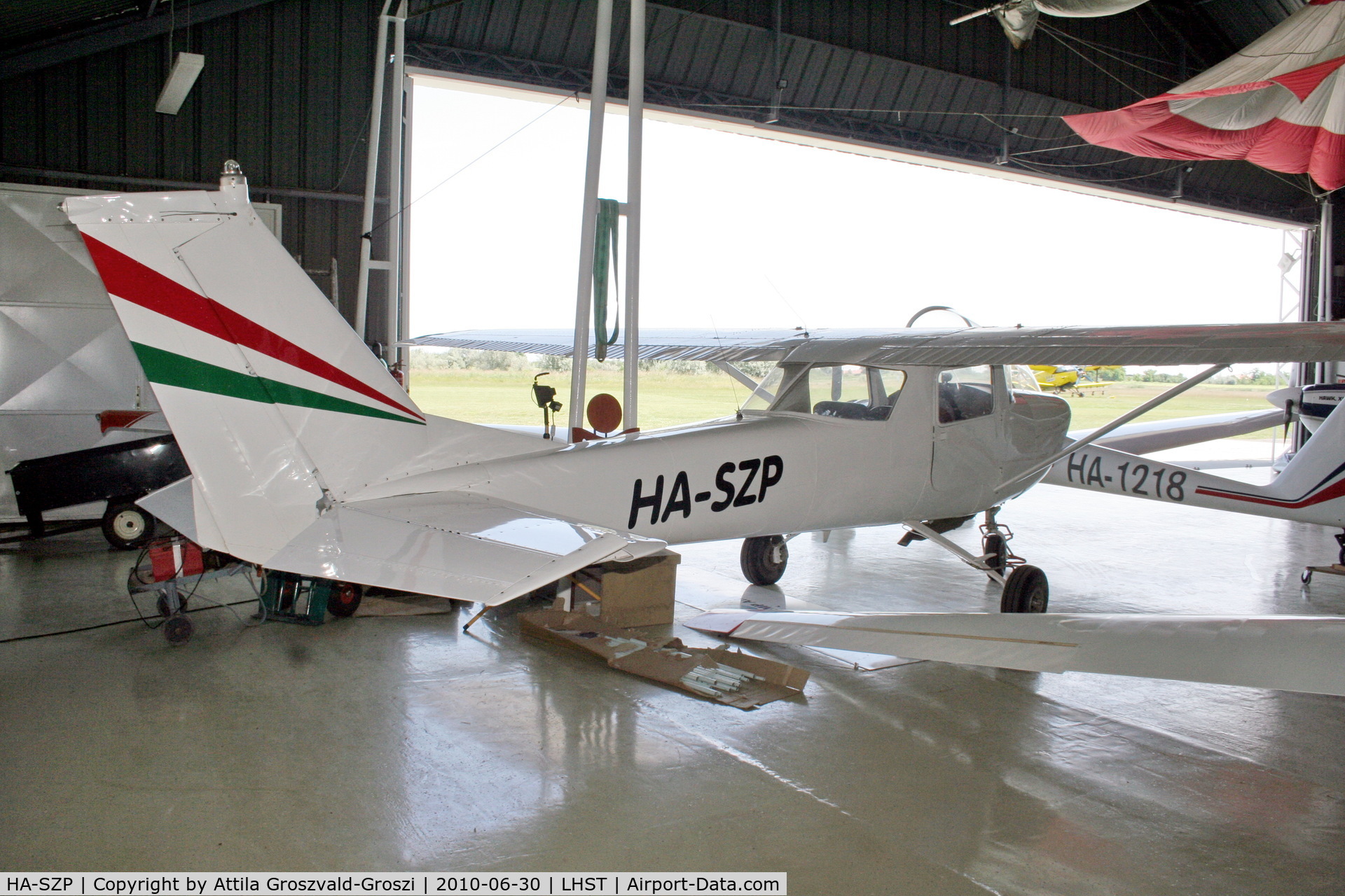 HA-SZP, 1966 Cessna 150F C/N 15064510, LHST - Szatymaz Airport, Hungary