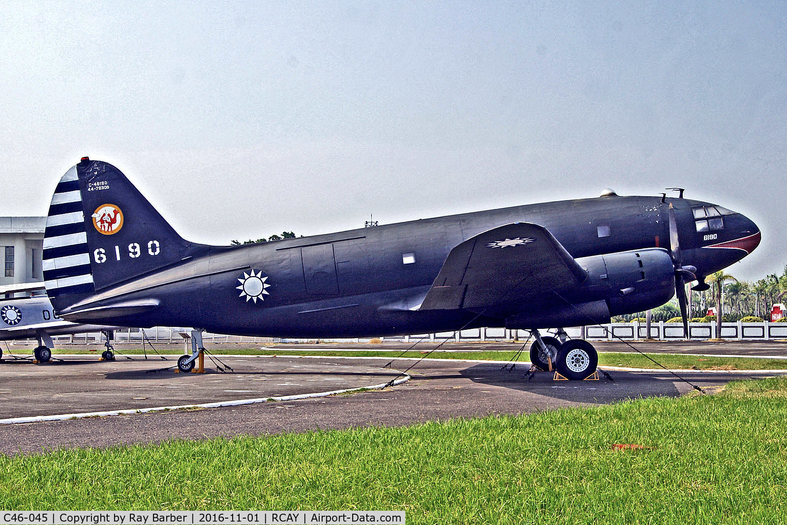 C46-045, 1945 Curtiss C-46A Commando C/N 33705, C46-045   (C-46190 / 44-78309) Curtiss C-46A Commando [33705) (Ex Republic of China Air Force) Gangshan Air Base~B 01/11/2016