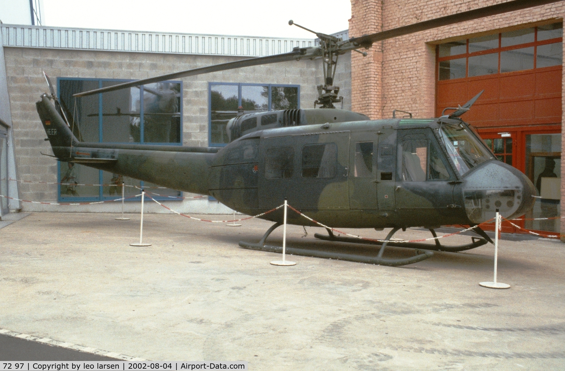 72 97, Bell (Dornier) UH-1D Iroquois (205) C/N 8417, Sinsheim Museum 4.8.2002
