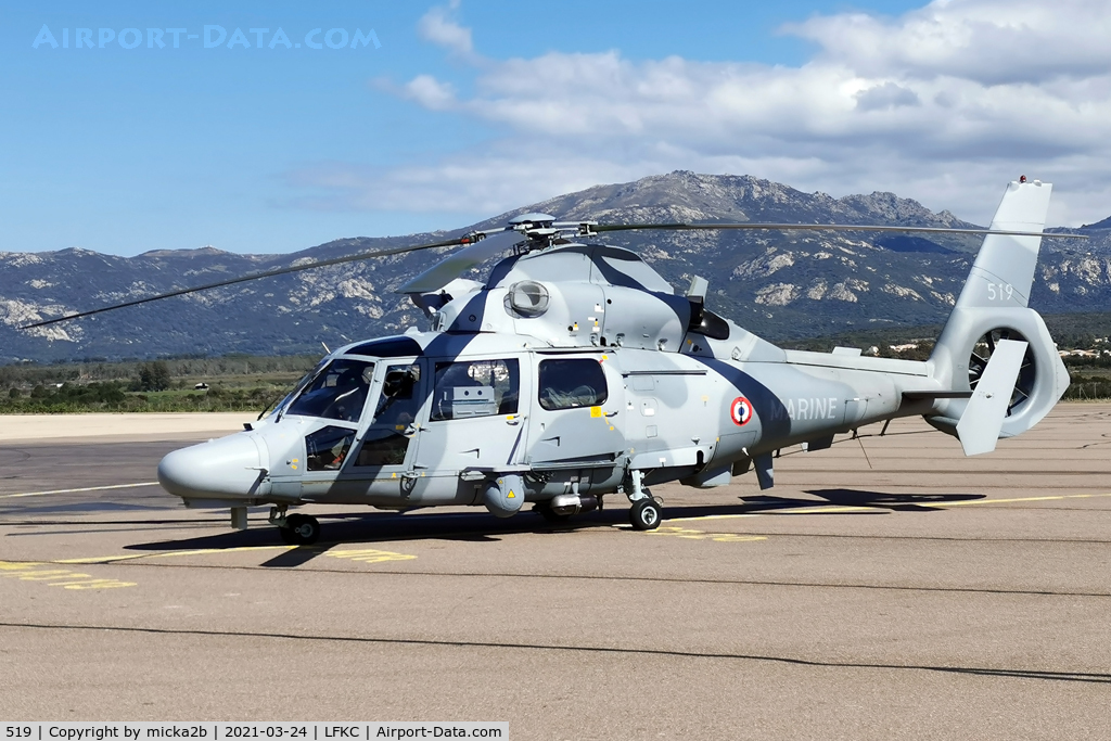 519, Eurocopter AS-565SA Panther C/N 6519, Parked