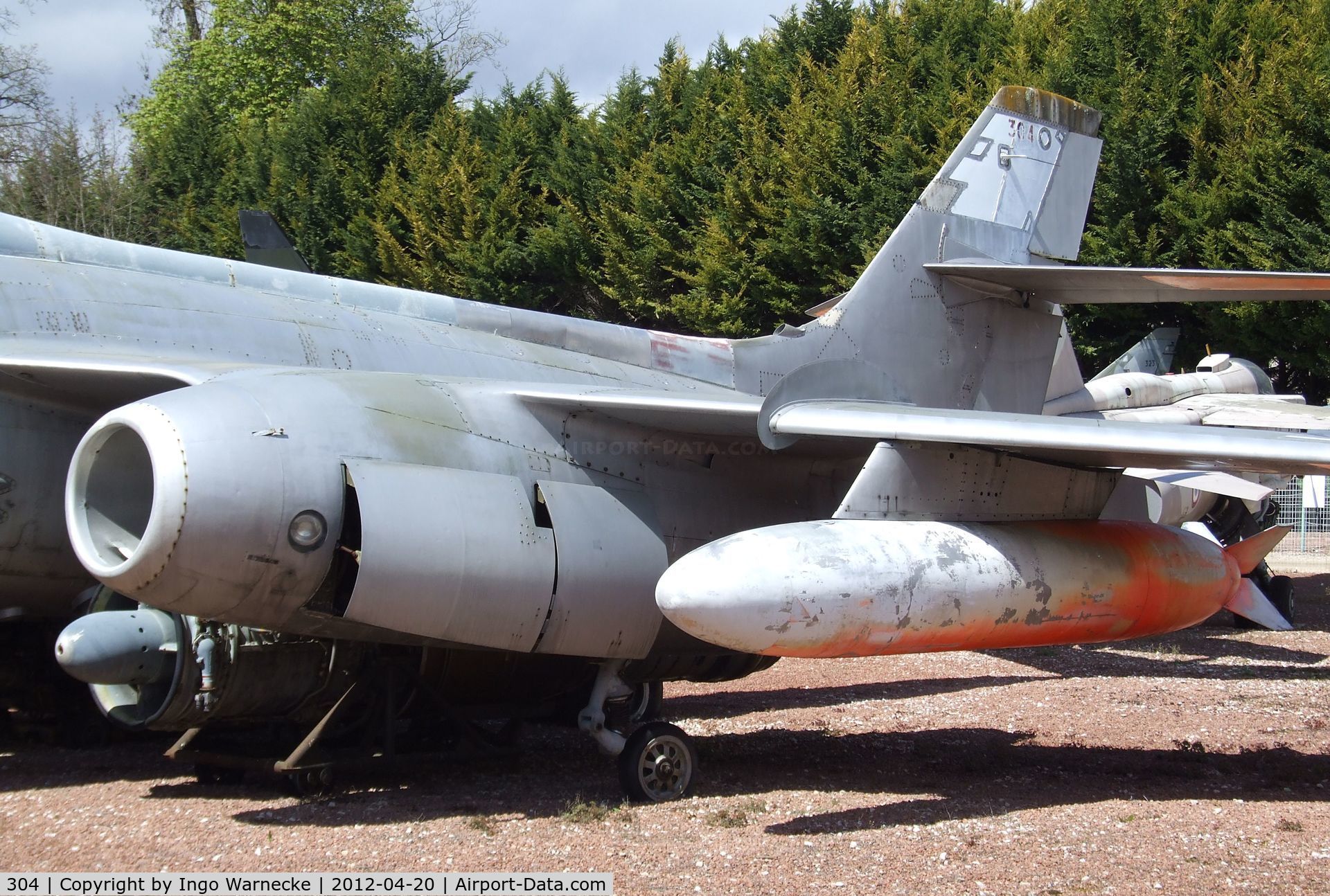 304, 1956 Sud Aviation SO.4050 Vautour IIN C/N 11, Sud-Ouest SO.4050 Vautour II N (radar-testbed at CEAM/CEV) at the Musee de l'Aviation du Chateau, Savigny-les-Beaune