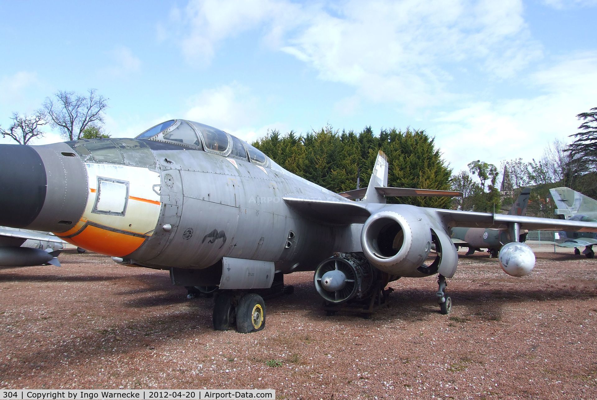304, 1956 Sud Aviation SO.4050 Vautour IIN C/N 11, Sud-Ouest SO.4050 Vautour II N (radar-testbed at CEAM/CEV) at the Musee de l'Aviation du Chateau, Savigny-les-Beaune