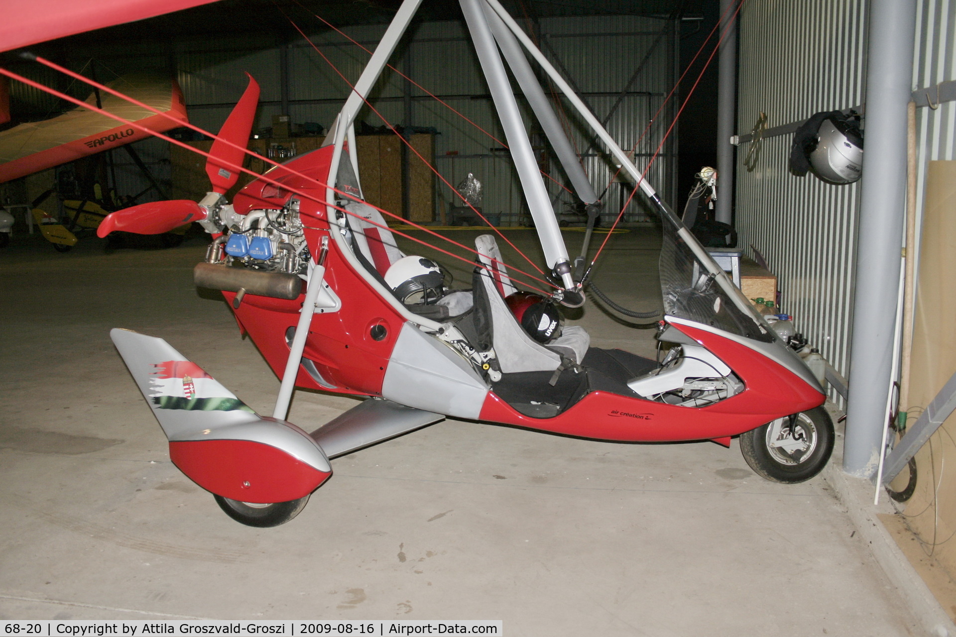 68-20, Air Creation BioniX Tanarg 912ES C/N A10017-10012, Soltvadkert Airfield, Hungary