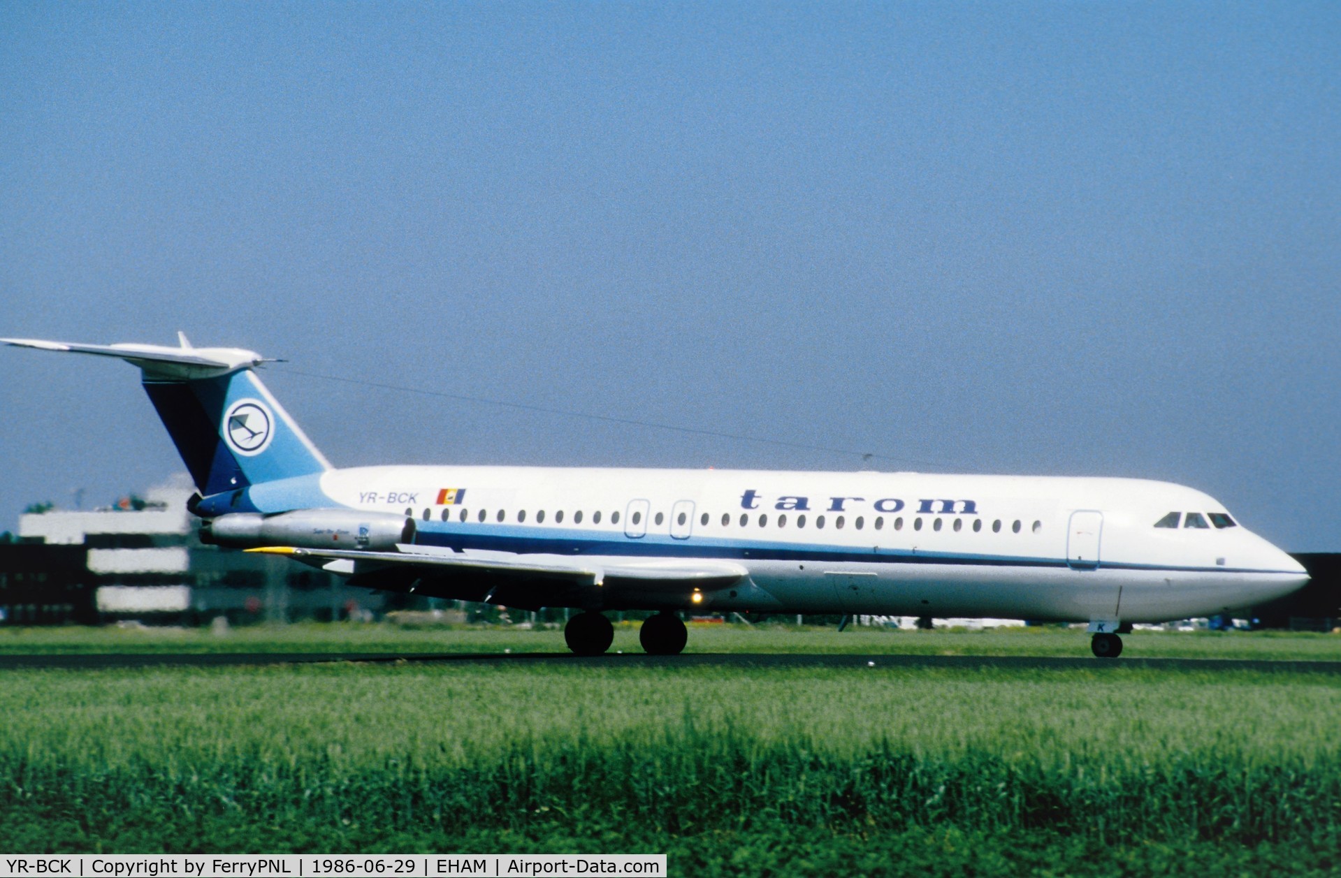 YR-BCK, 1977 BAC 111-525FT One-Eleven C/N BAC.254, Tarom BAC 1-11 in the colors of Marmara Airlines after previous lease.