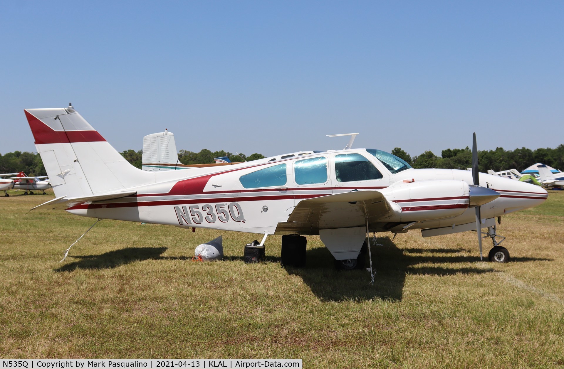 N535Q, 1968 Beech D55 Baron C/N TE-609, Beech D55