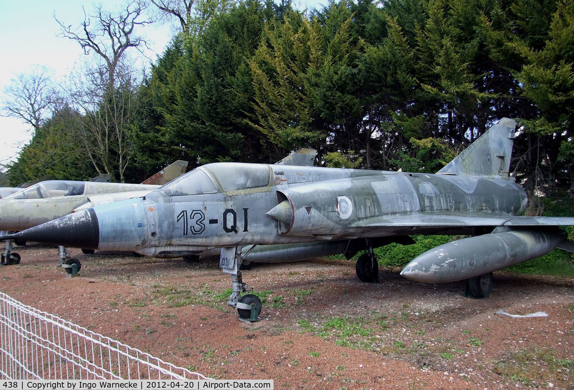 438, Dassault Mirage IIIE C/N 438, Dassault Mirage III E at the Musee de l'Aviation du Chateau, Savigny-les-Beaune