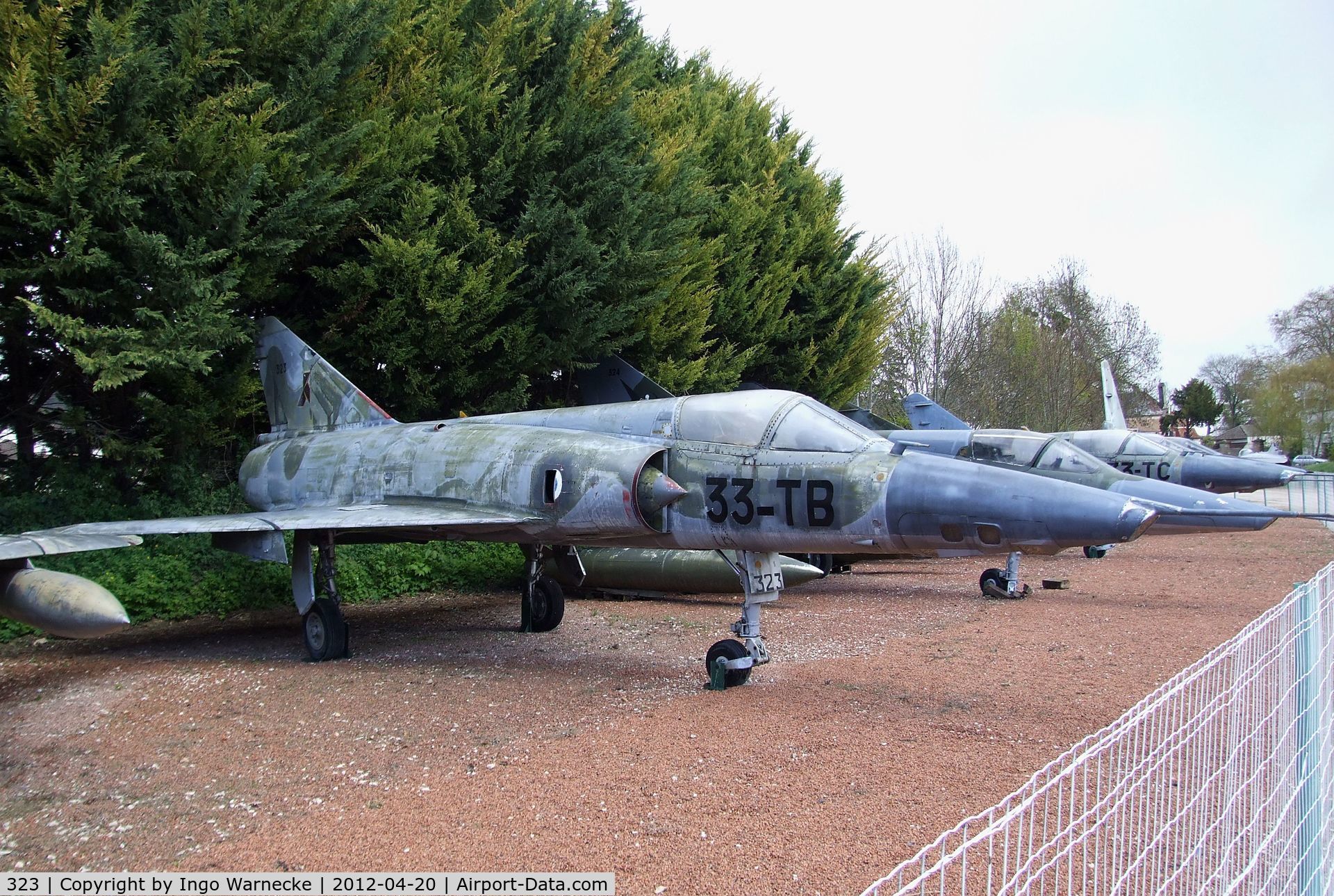 323, Dassault Mirage IIIR C/N 323, Dassault Mirage III R at the Musee de l'Aviation du Chateau, Savigny-les-Beaune