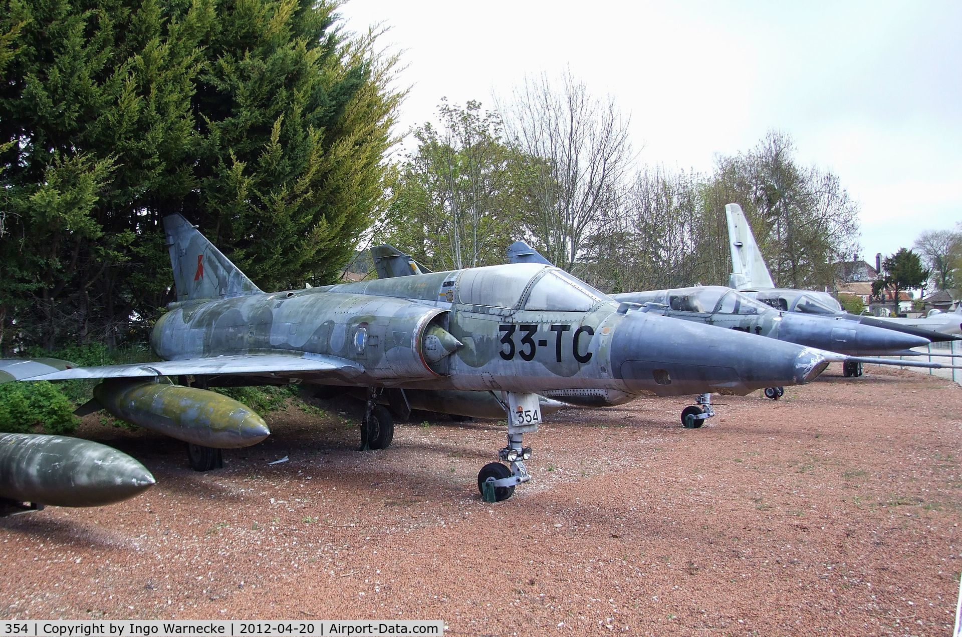 354, Dassault Mirage IIIRD C/N 354, Dassault Mirage III RD at the Musee de l'Aviation du Chateau, Savigny-les-Beaune