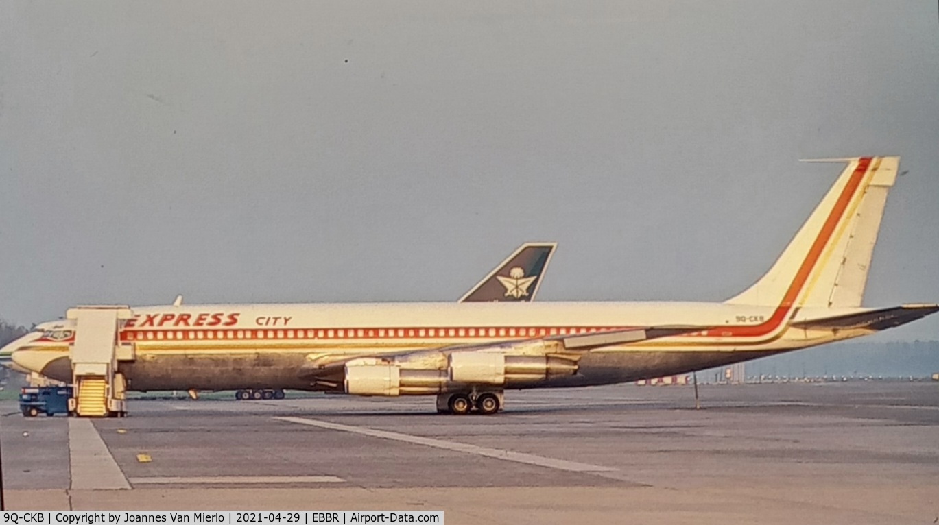 9Q-CKB, 1973 Boeing 707-366C C/N 20761, scan from slide