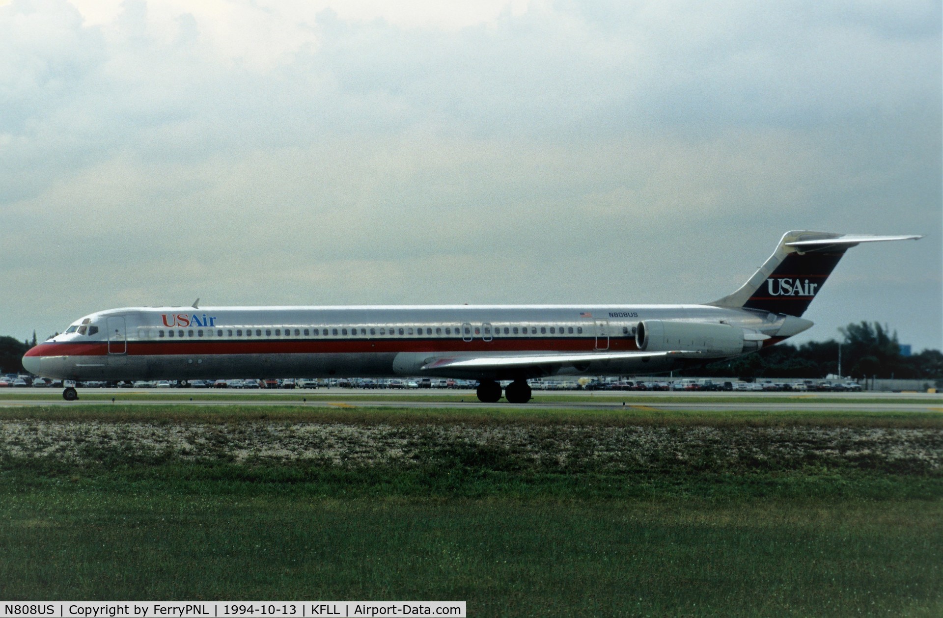 N808US, 1981 McDonnell Douglas MD-81 (DC-9-81) C/N 48040, USAir MD81
