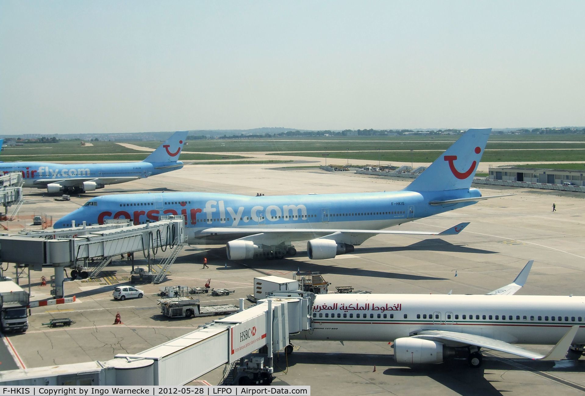 F-HKIS, 1992 Boeing 747-422 C/N 25380, Boeing 747-422 of Corsairfly at Paris-Orly airport