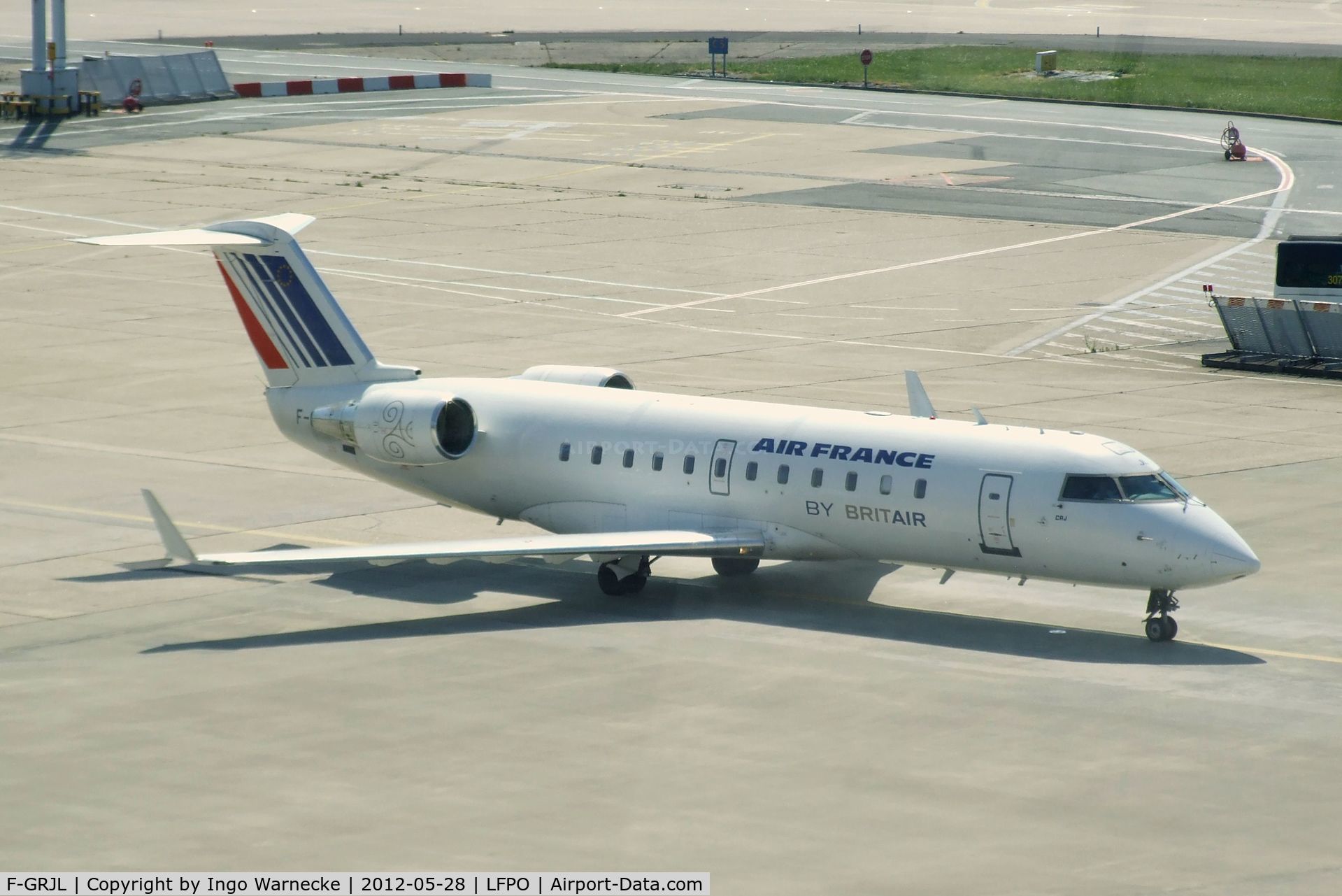 F-GRJL, 1998 Canadair CRJ-100ER (CL-600-2B19) C/N 7221, Canadair CRJ-100ER (CL-600-2B19) of Air France by Brit Air at Paris-Orly airport