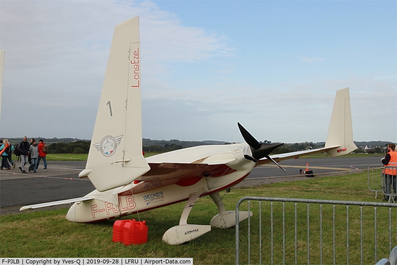 F-PJLB, Rutan Long-EZ C/N 1344, Rutan Long-EZ, Static display, Morlaix-Ploujean airport (LFRU-MXN) air show 2019