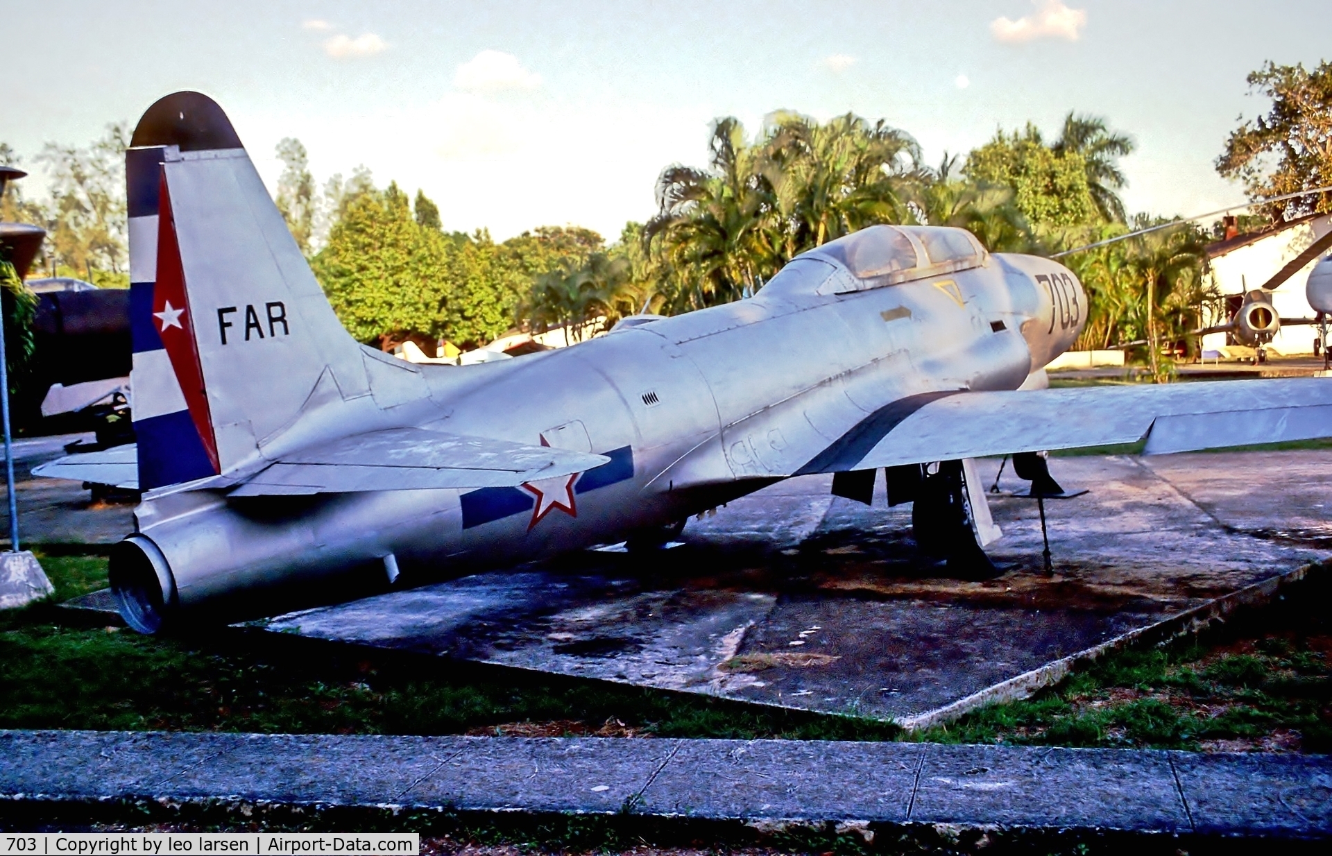 703, Lockheed T-33A Shooting Star C/N Not found 703, Museo del Aire Havana 5.12.2003