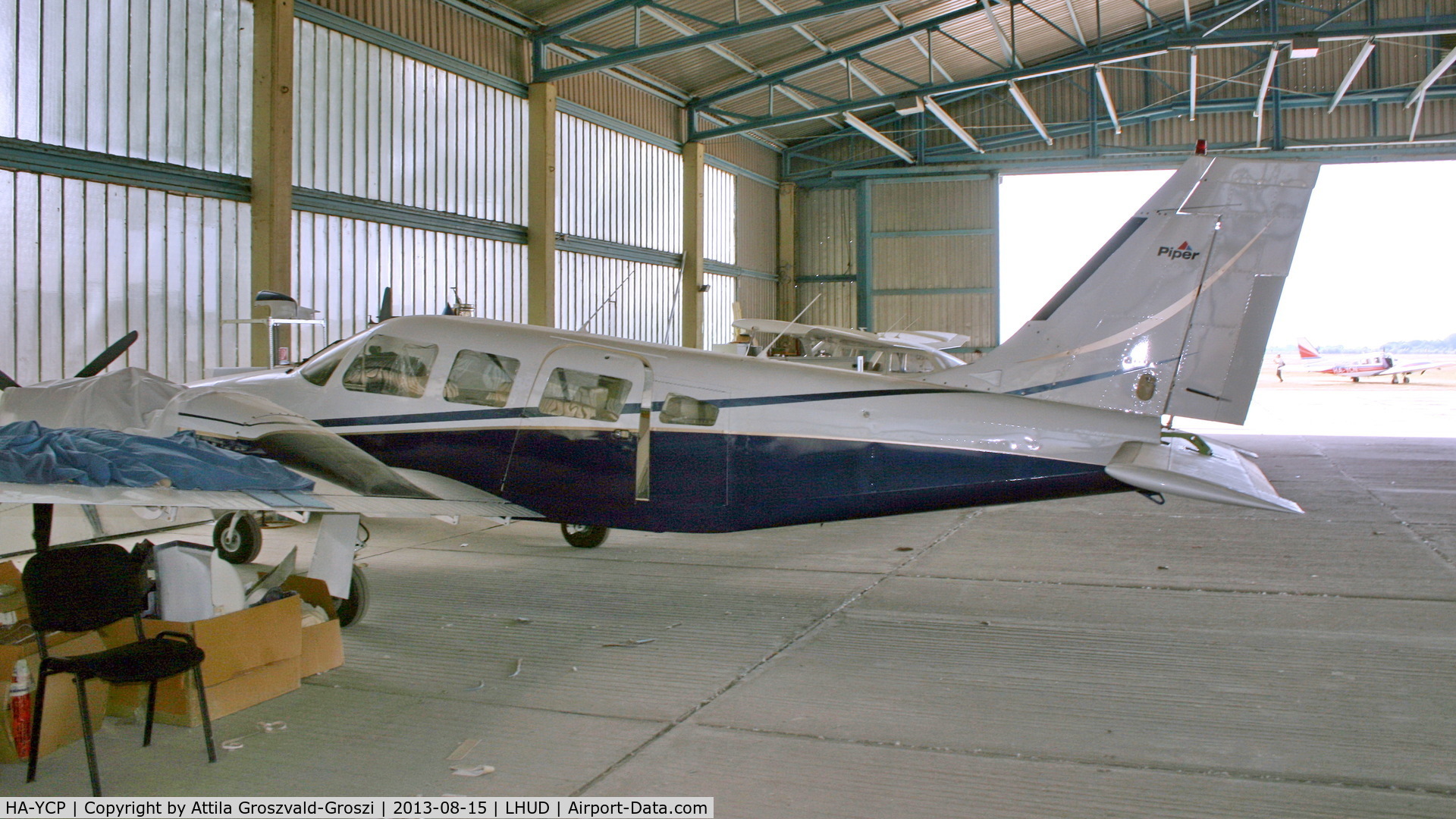 HA-YCP, 1991 Piper PA-34-220T C/N 3448015, LHUD - Szeged Airport, Hungary