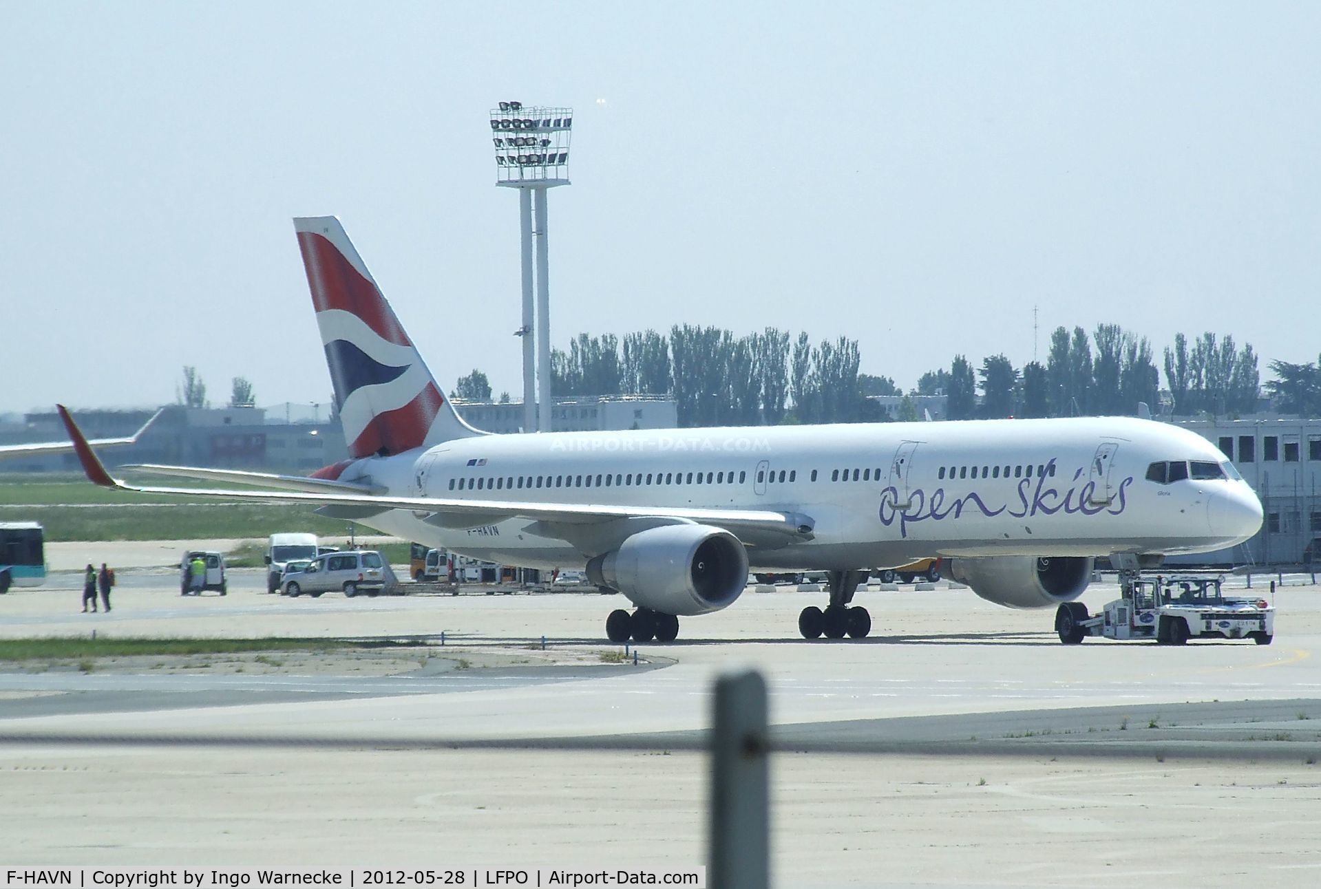 F-HAVN, 1991 Boeing 757-230 C/N 25140, Boeing 757-230 of British Airways open skies at Paris-Orly airport
