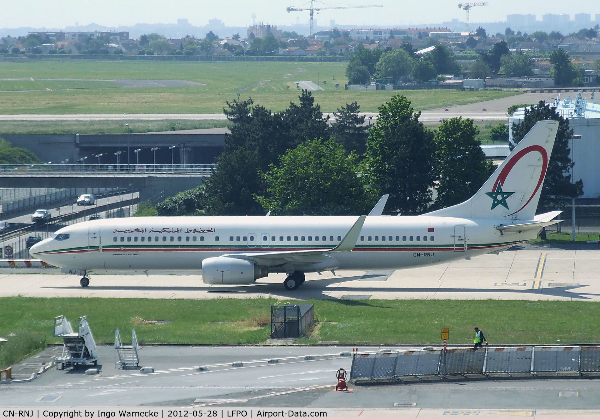 CN-RNJ, 1998 Boeing 737-8B6 C/N 28980, Boeing 737-8B6 of Royal Air Maroc at Paris-Orly airport