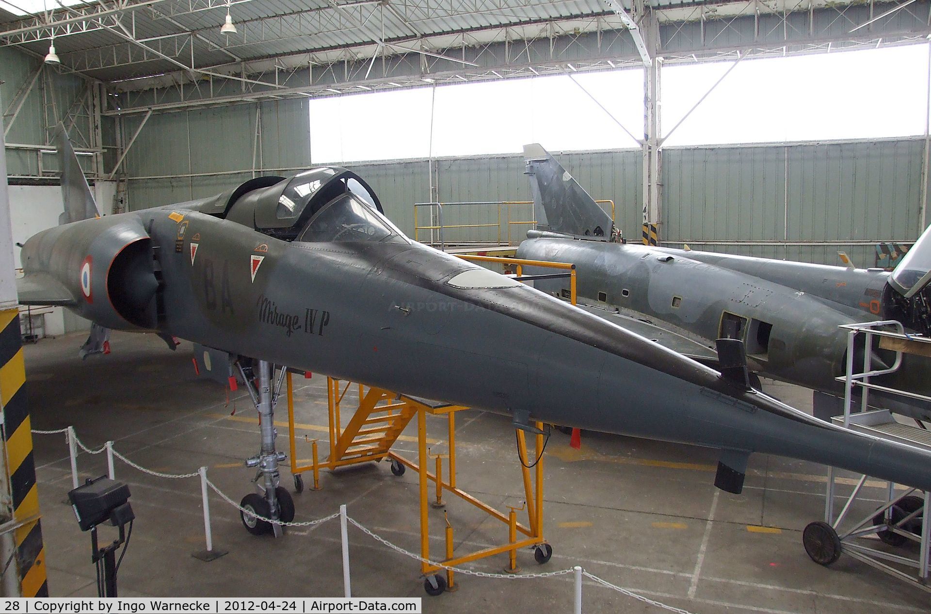 28, Dassault Mirage IVP C/N 28, Dassault Mirage IV P at the EALC Musee de l'Aviation Clement Ader, Lyon-Corbas