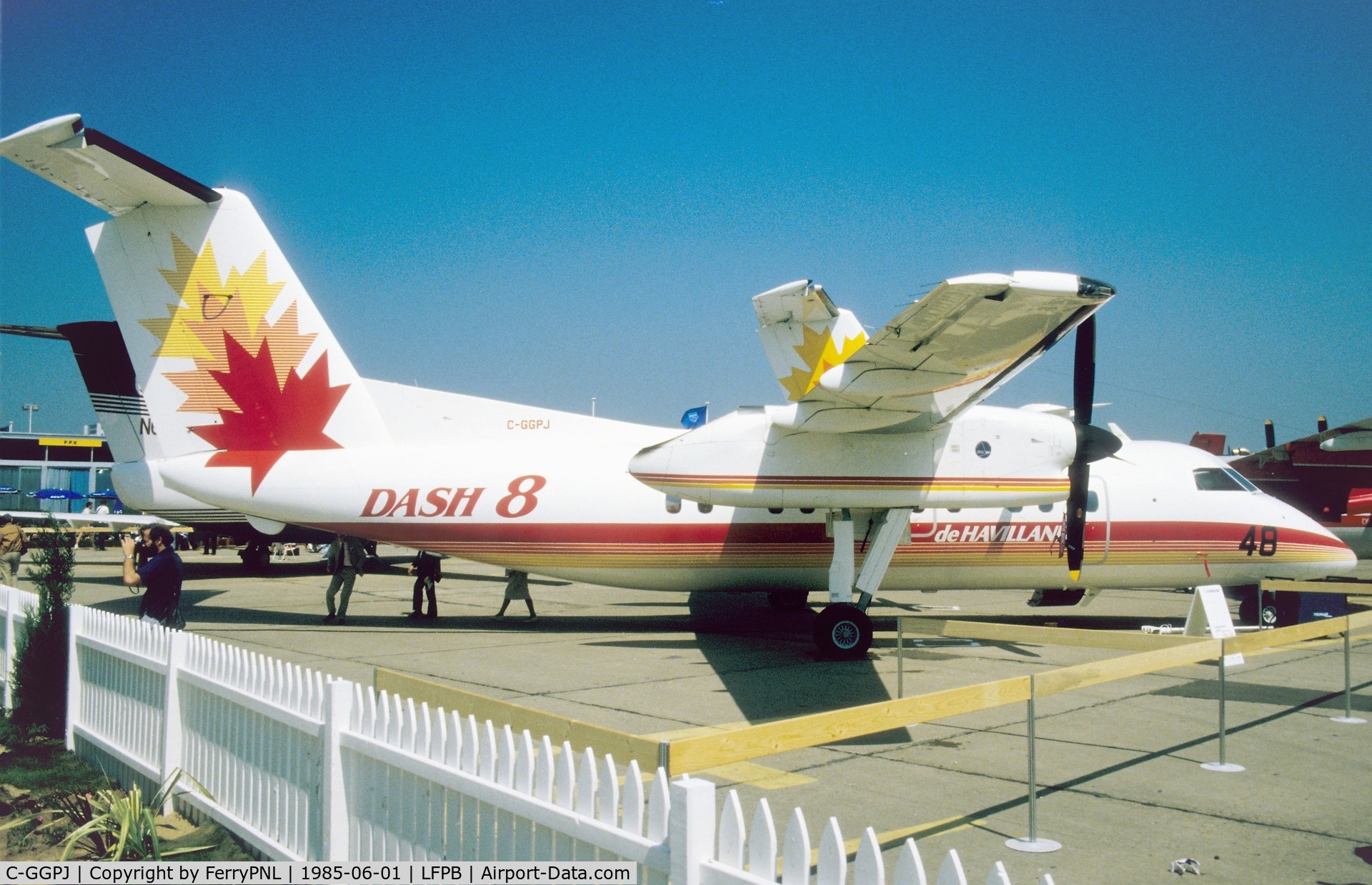C-GGPJ, 1983 De Havilland Canada DHC-8-102 Dash 8 C/N 004, Static display of DHC8
