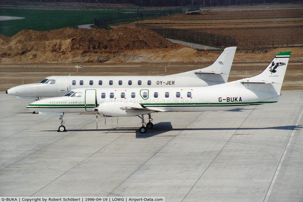 G-BUKA, 1988 Fairchild SA-227AC Metro III C/N AC-706B, G-BUKA @ LOWG 1996