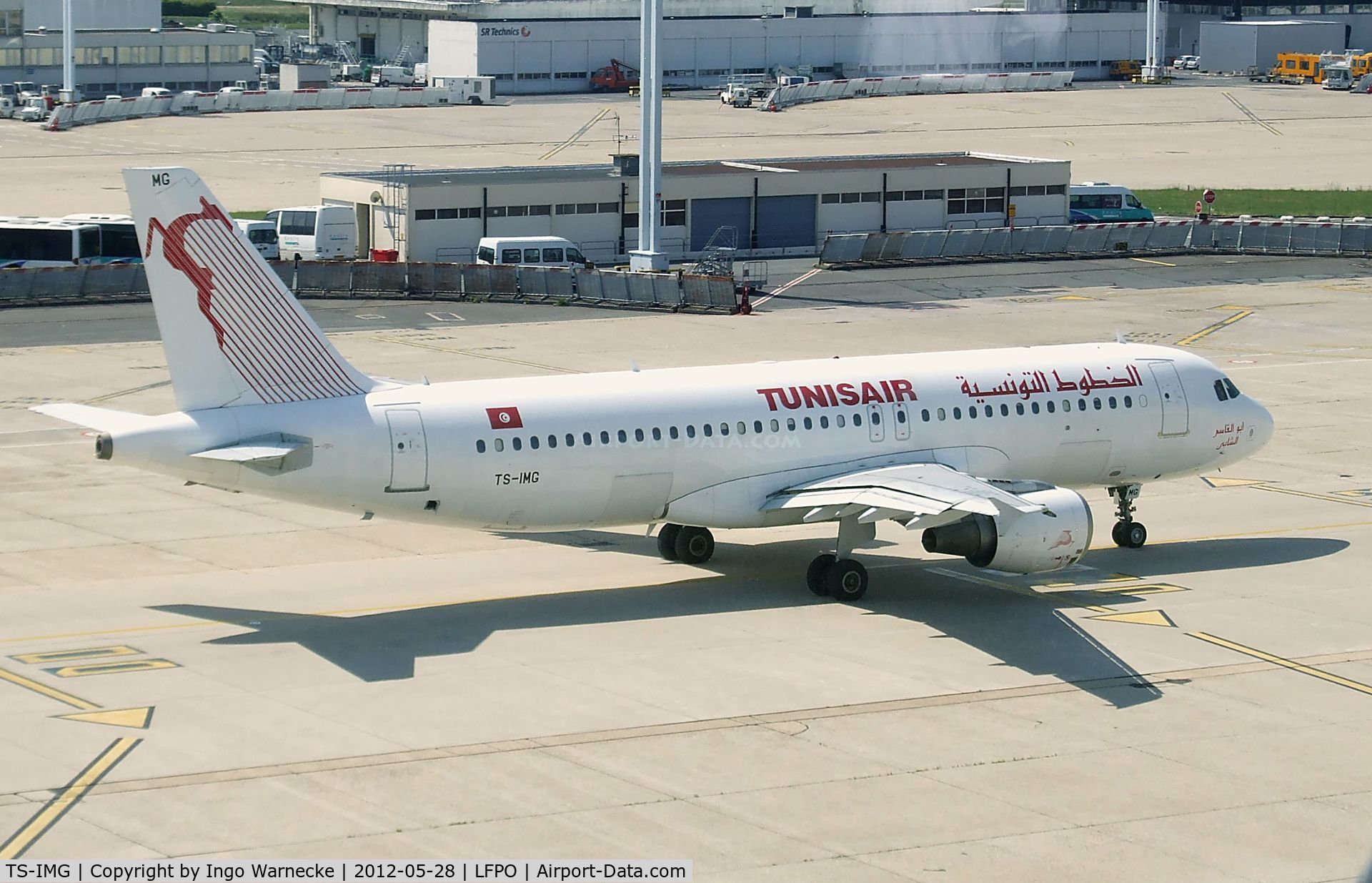 TS-IMG, 1992 Airbus A320-211 C/N 0390, Airbus A320-211 of Tunisair at Paris-Orly airport