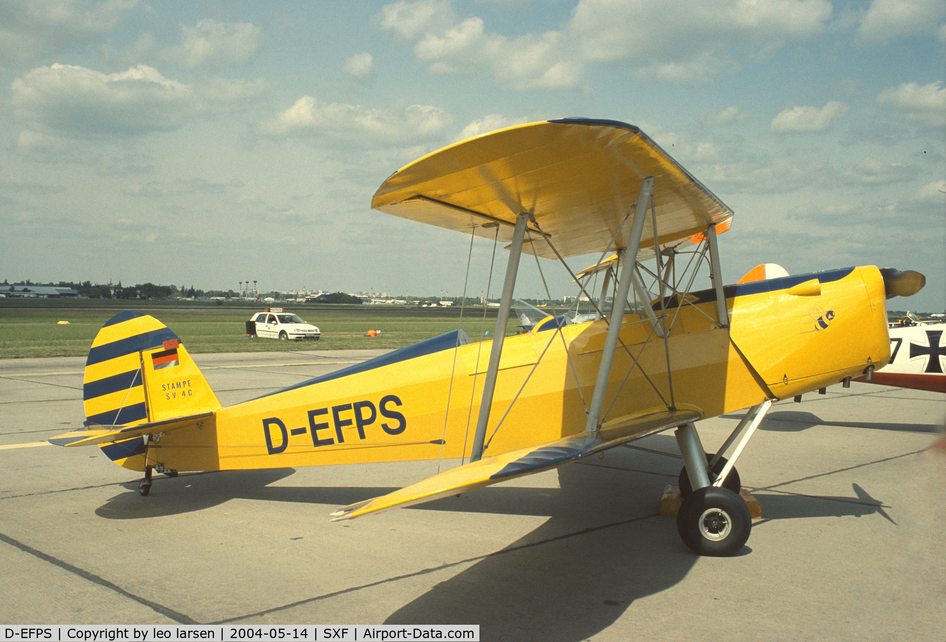 D-EFPS, 1946 Stampe-Vertongen SV-4C C/N 415, Berlin ILA 14.5.2004