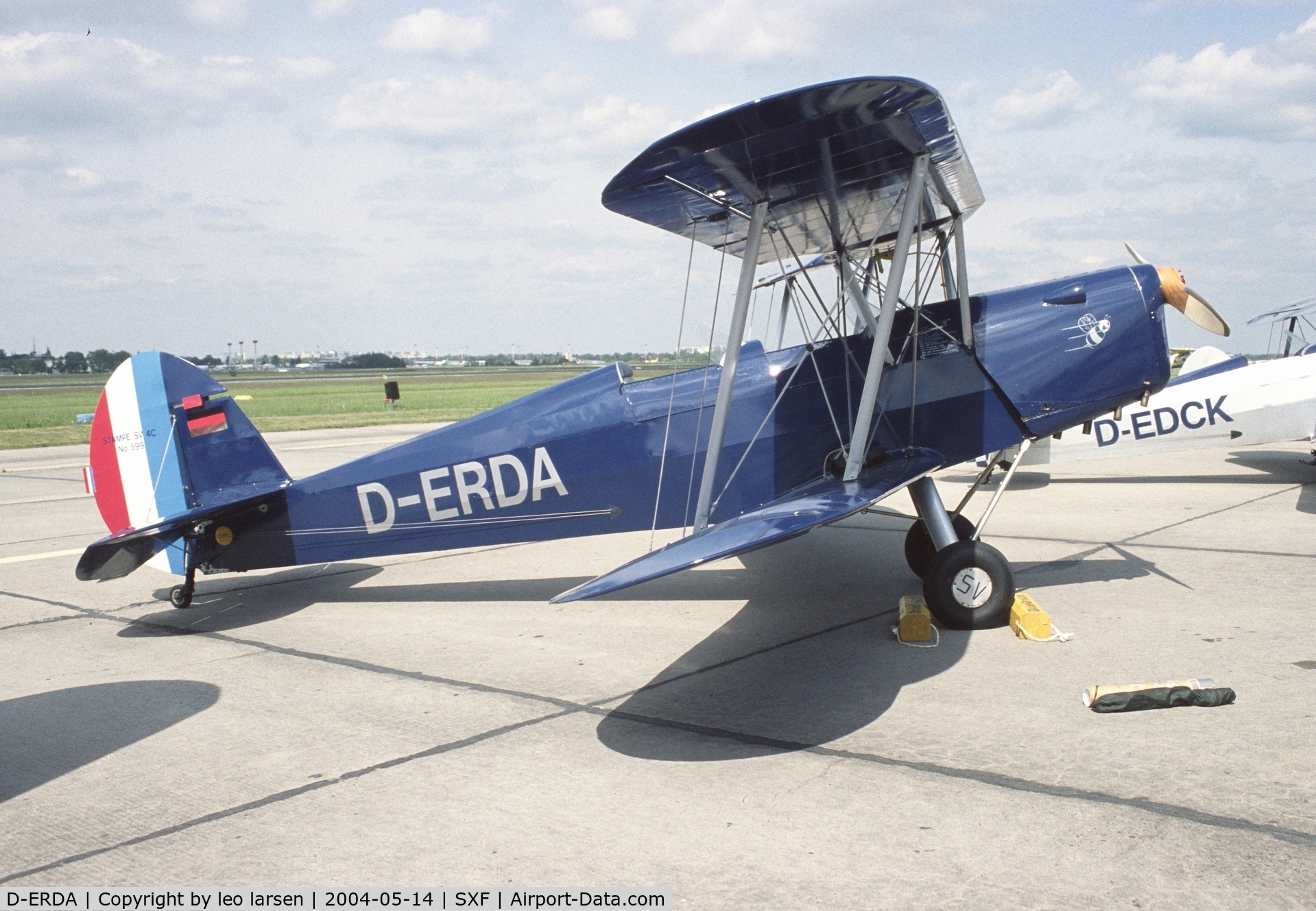 D-ERDA, 1947 Stampe-Vertongen SV-4C C/N 599, Berlin ILA 14.5.2004
