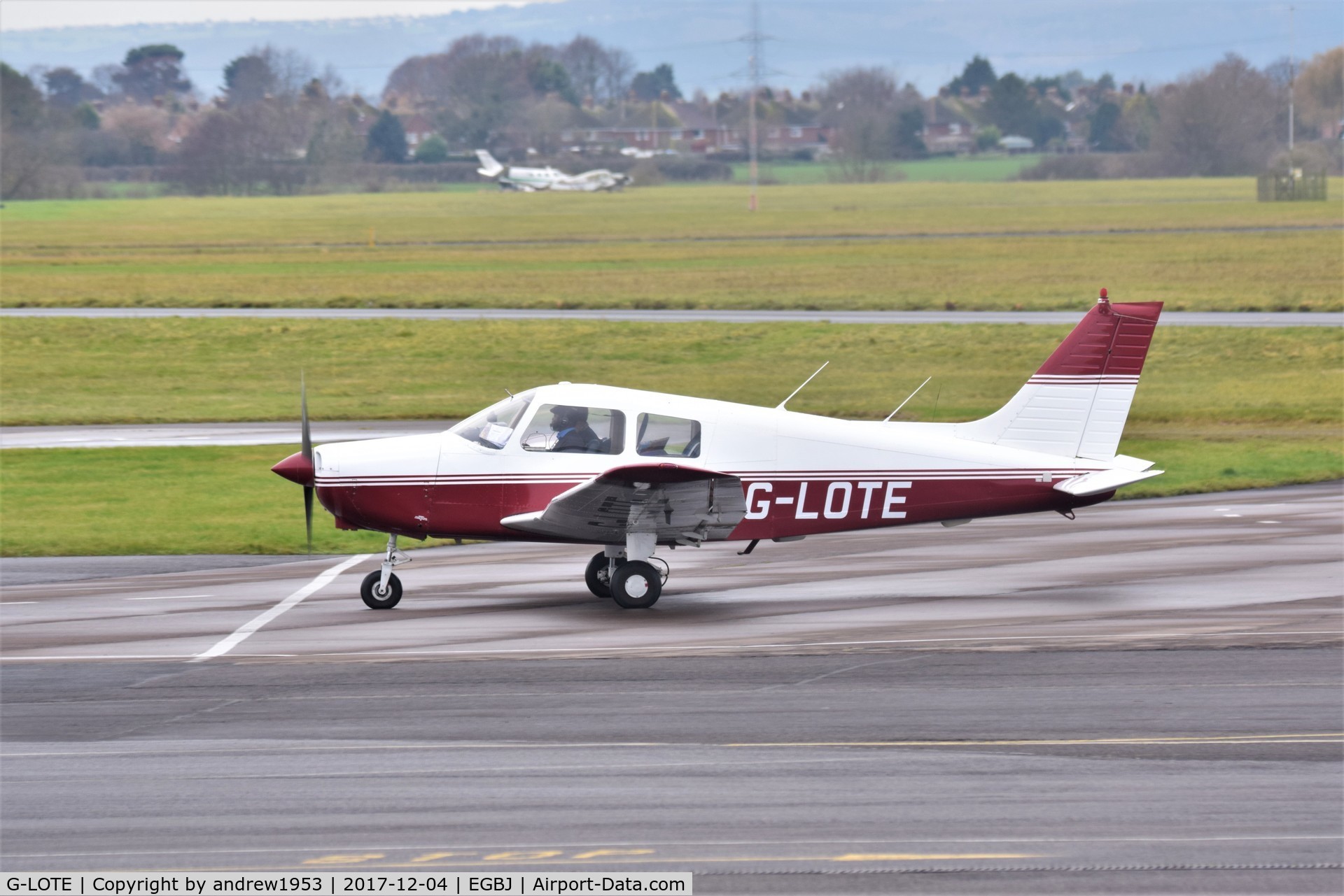 G-LOTE, 1989 Piper PA-28-161 Cadet C/N 2841089, G-LOTE at Gloucestershire Airport.