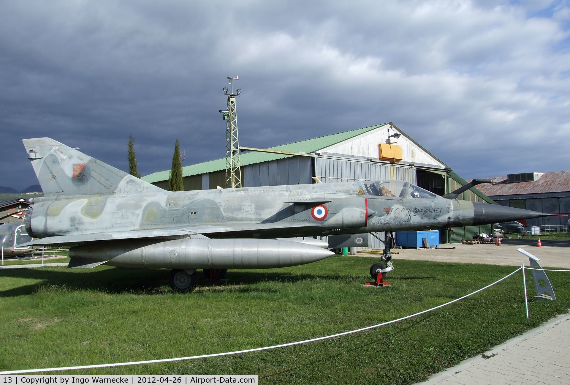 13, Dassault Mirage IIIEX C/N 467, Dassault Mirage III EX at the Musée Européen de l'Aviation de Chasse, Montelimar Ancone airfield